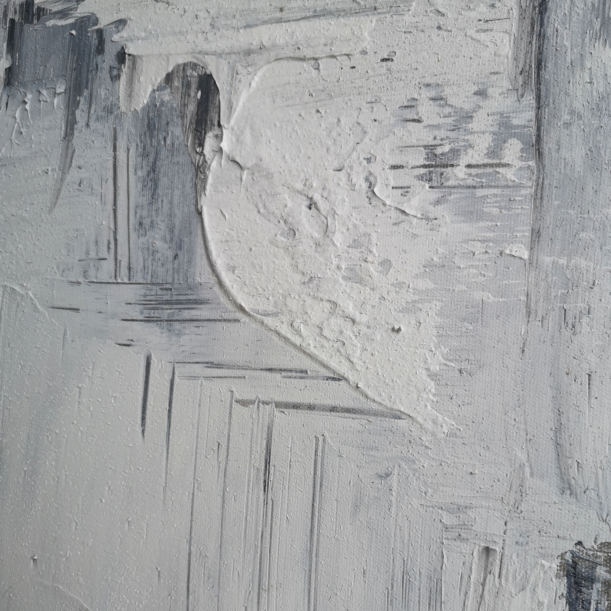 Blue White Abstract Painting #IS23