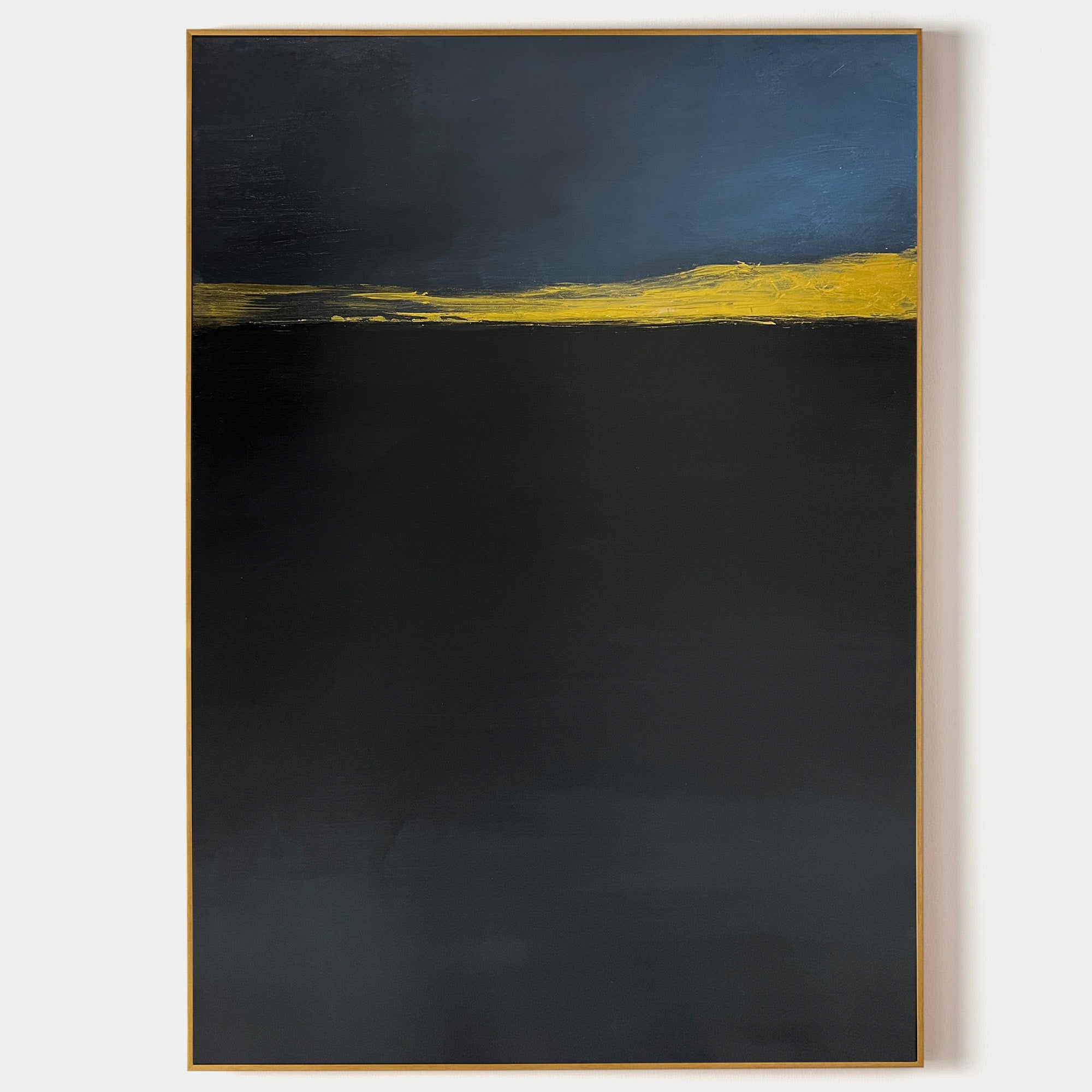 Modern Black Abstract Painting #ABAV241