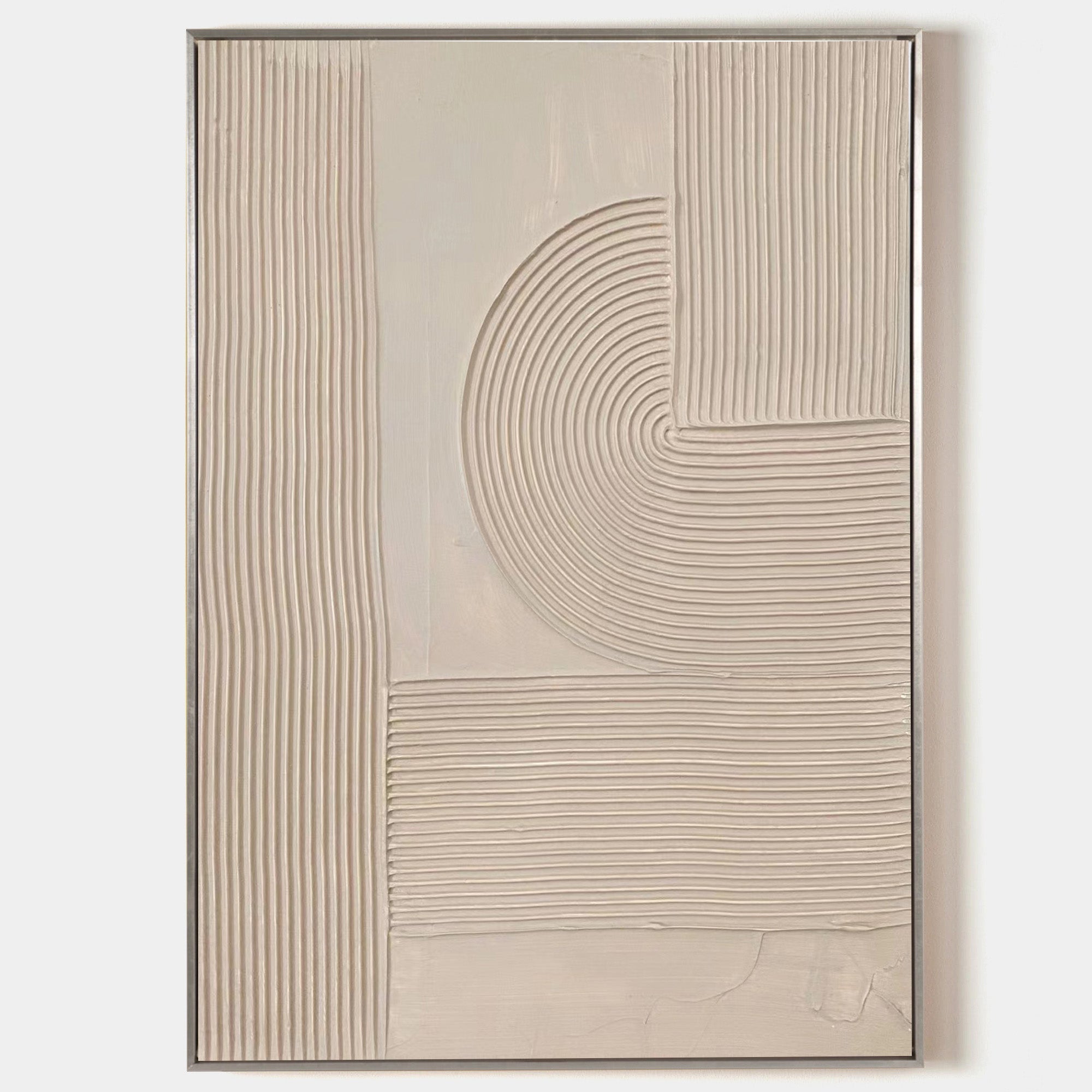 Beige Minimalist Abstract Painting #ABAV265