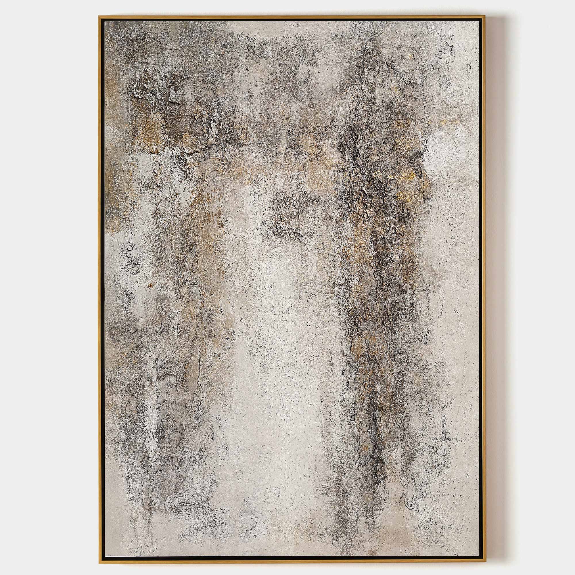 Beige Abstract Painting #ABAV95