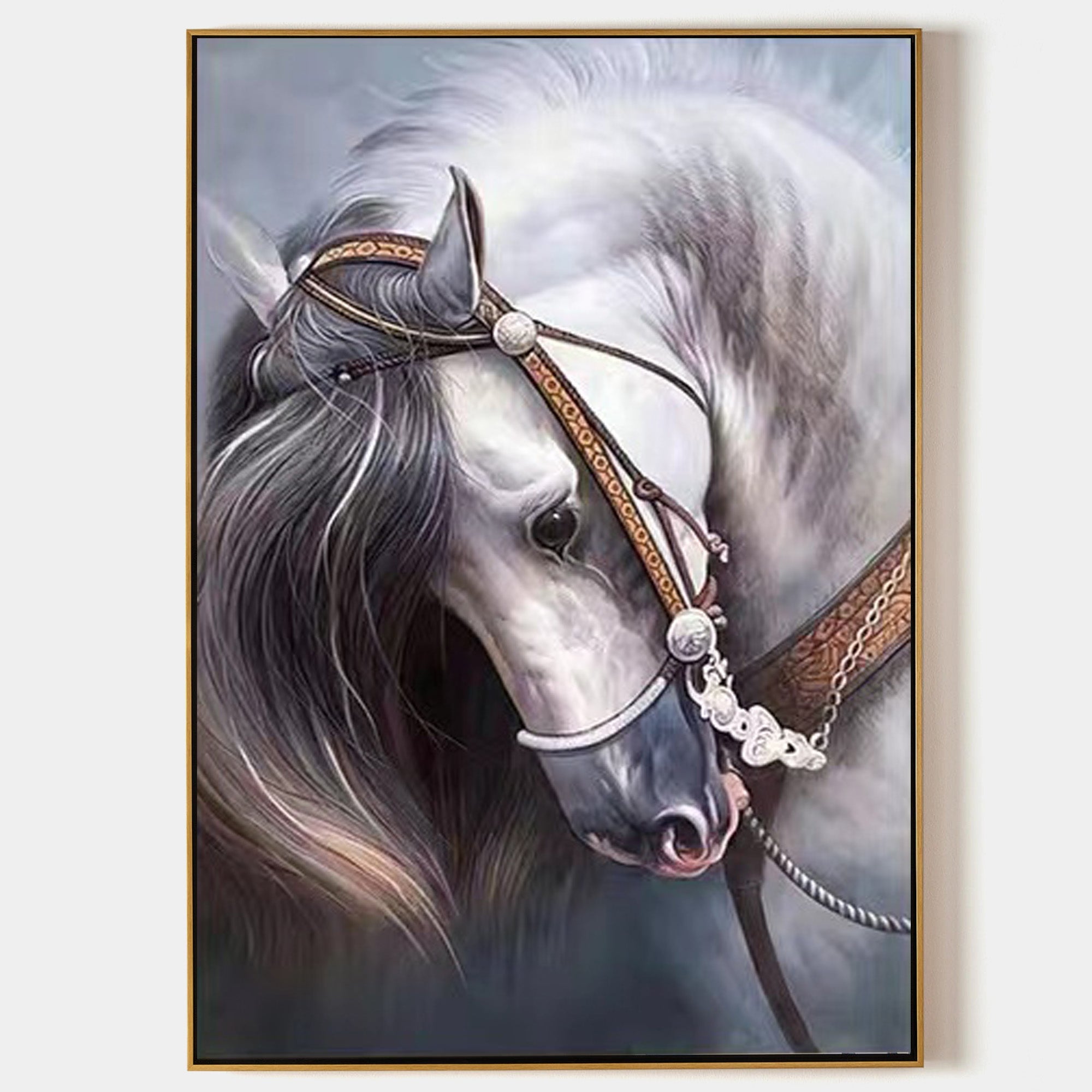 White Horse Painting #ANH51