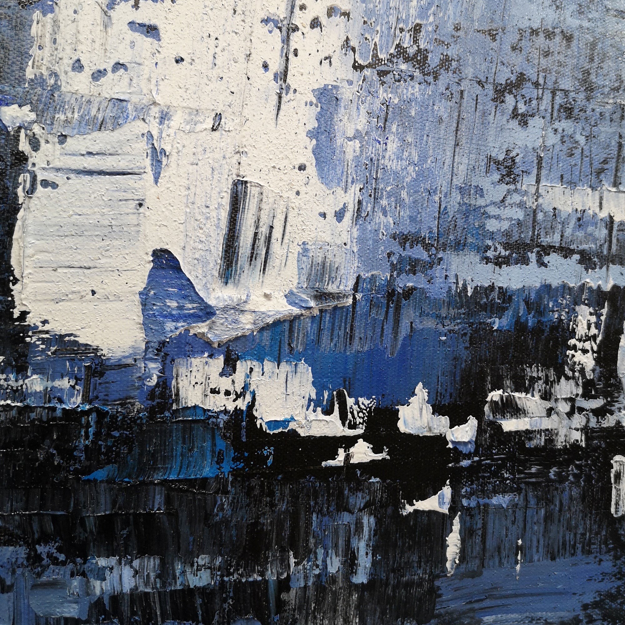 Blue Abstract Painting #IS38