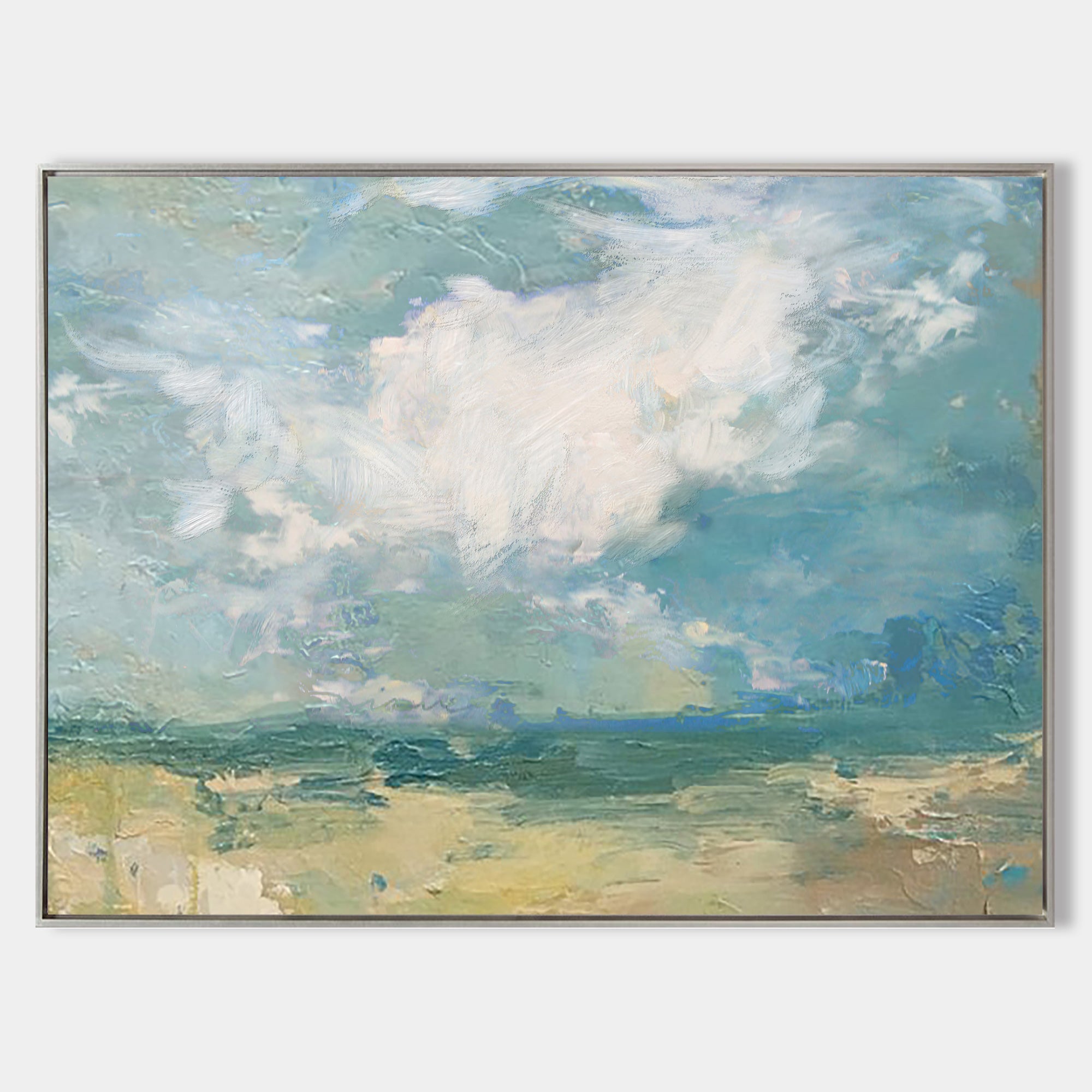 Large Sky And Sea Painting #ABSH05