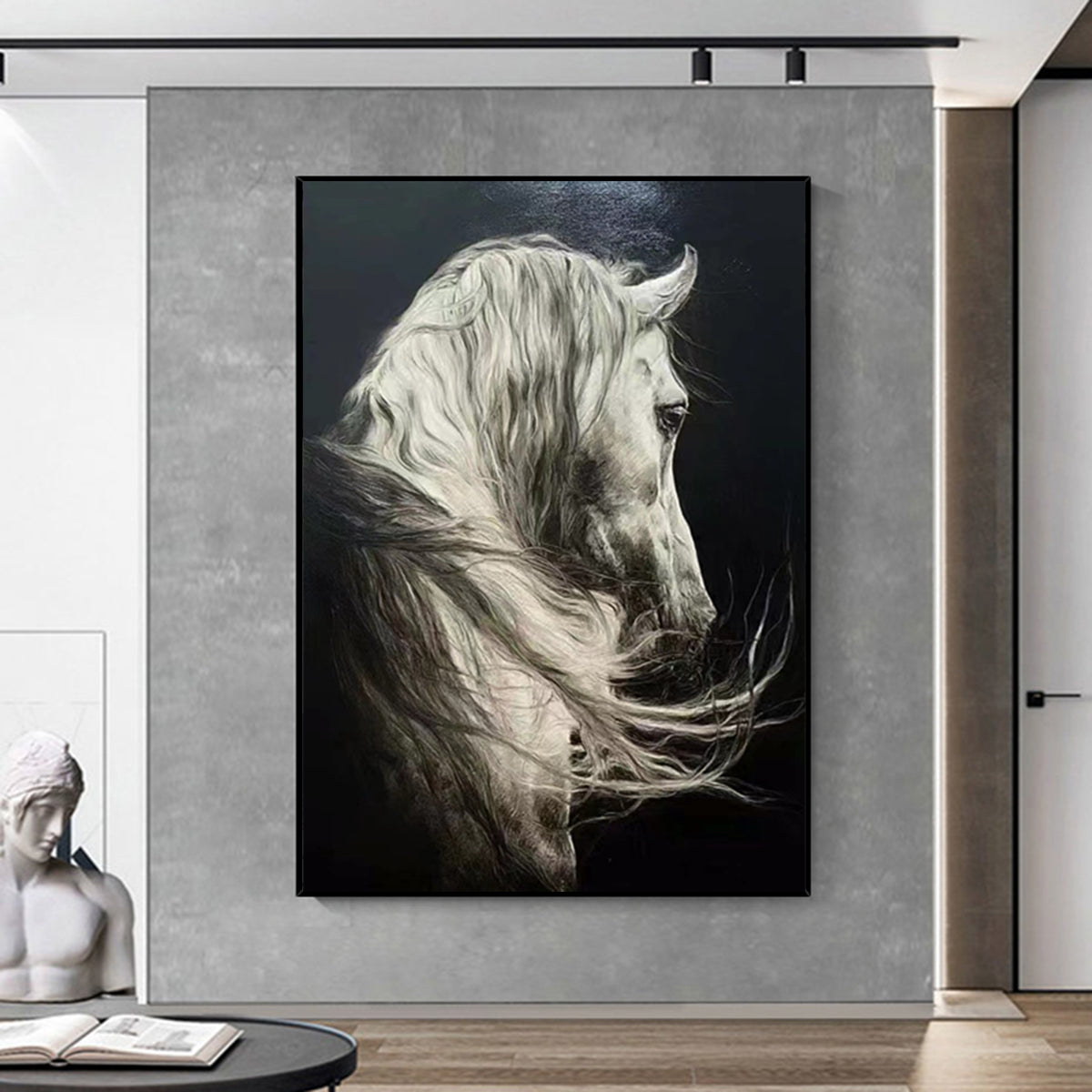 White Horse Painting #ANH52