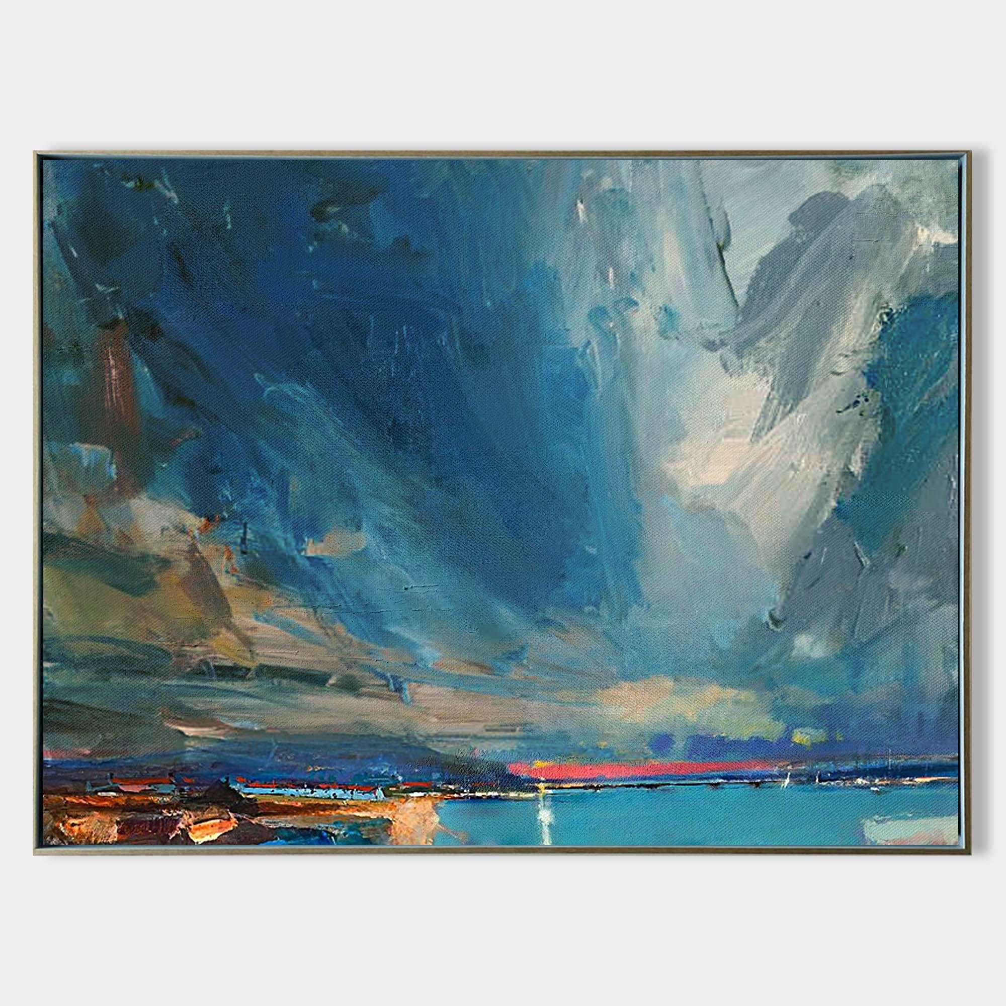 Abstract Coastal Painting #ABSH48