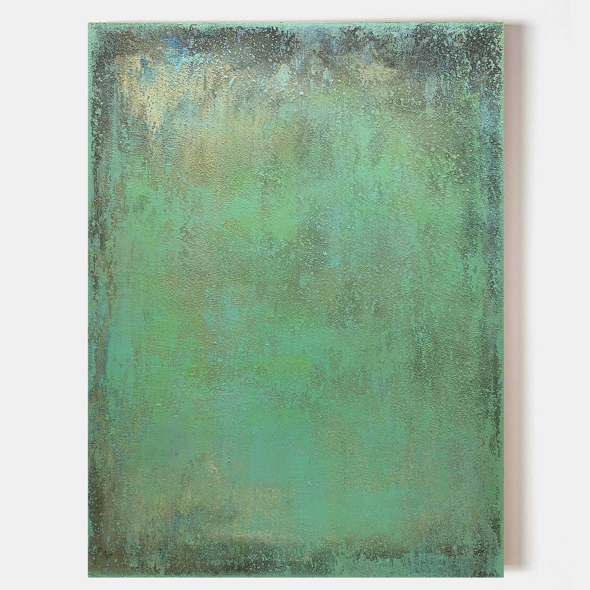 Green Modern Abstract Painting #IS74