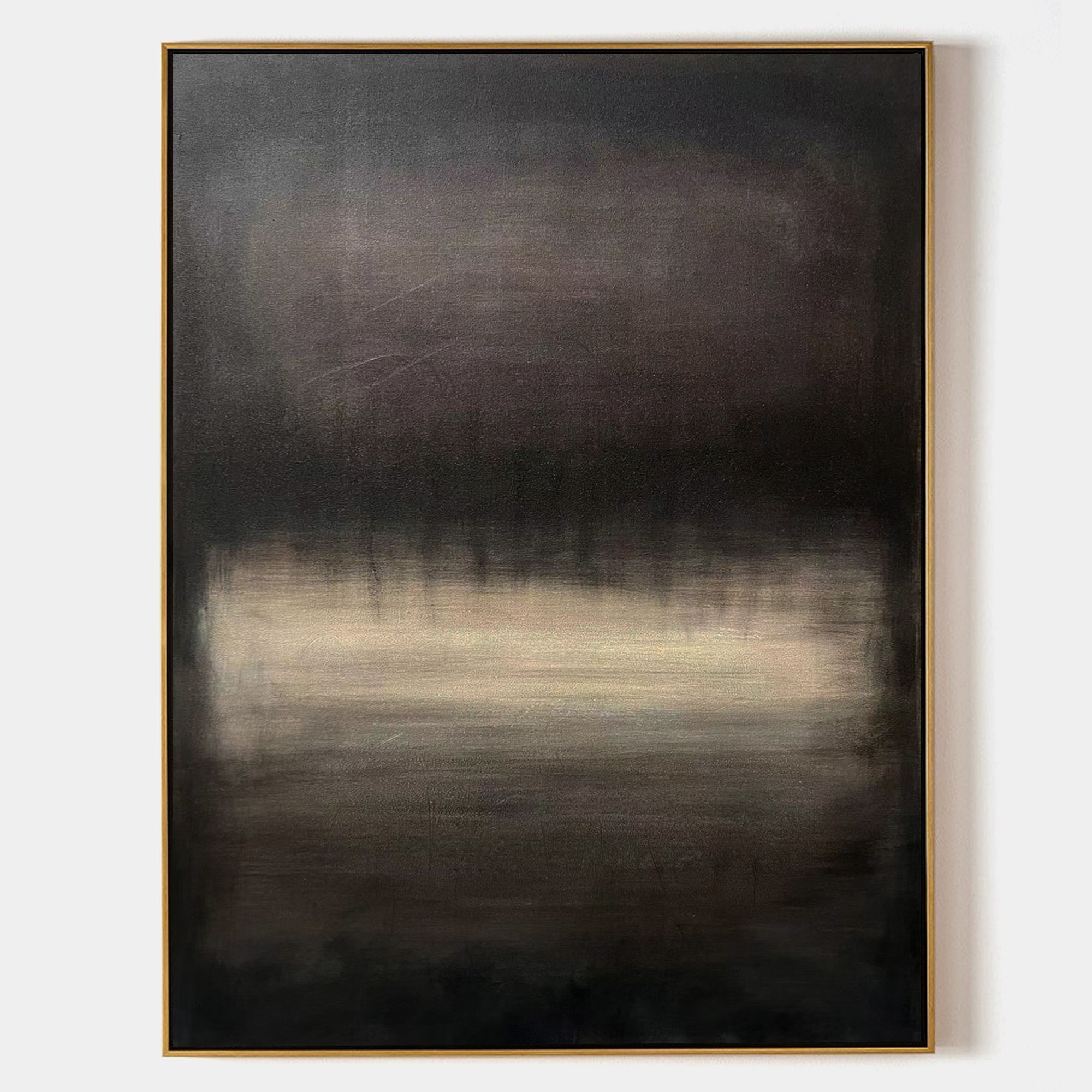 Black Abstract Painting #ABAV320