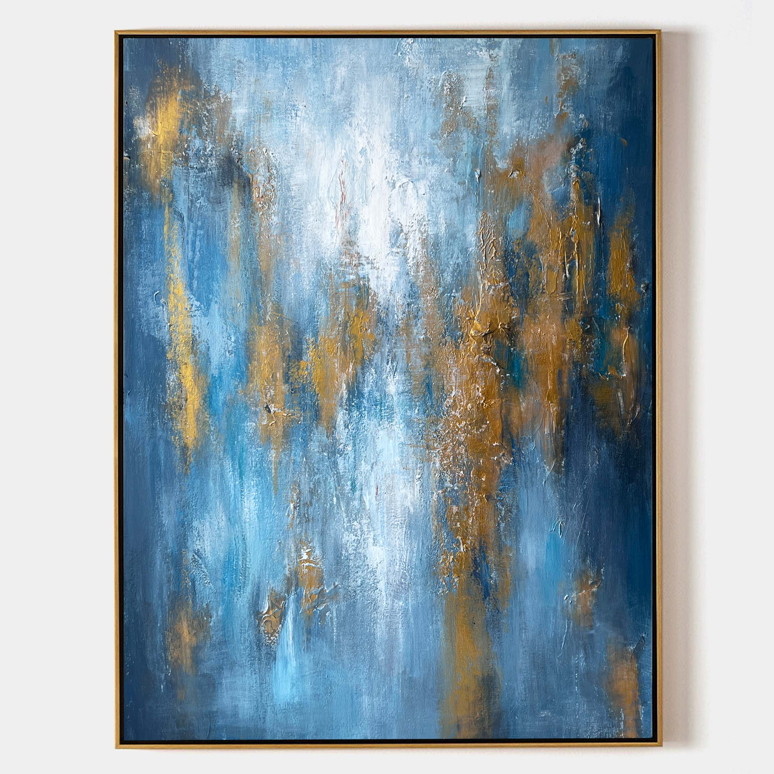 Blue Abstract Painting #ABAV281