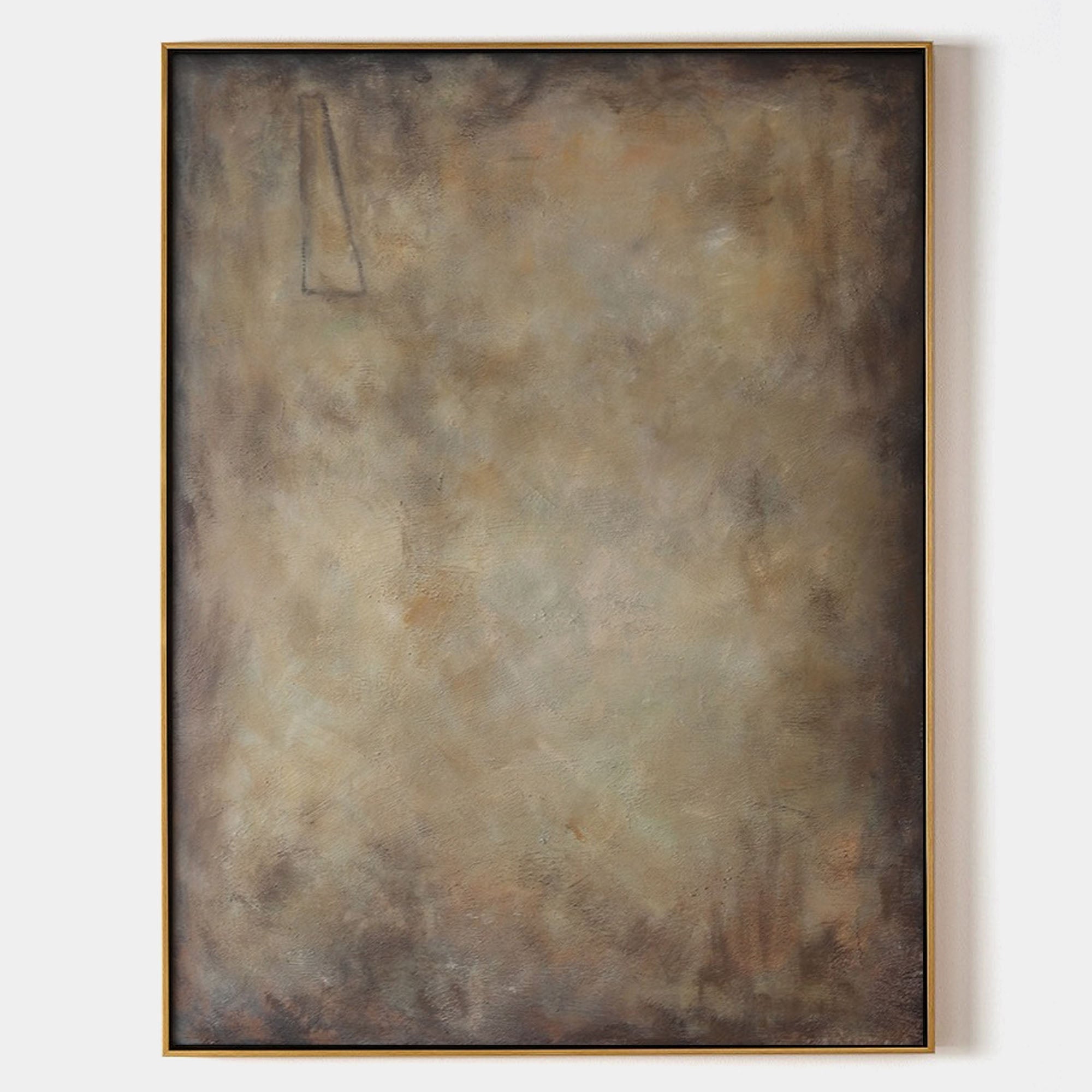 Brown Abstract Painting #ABAV365