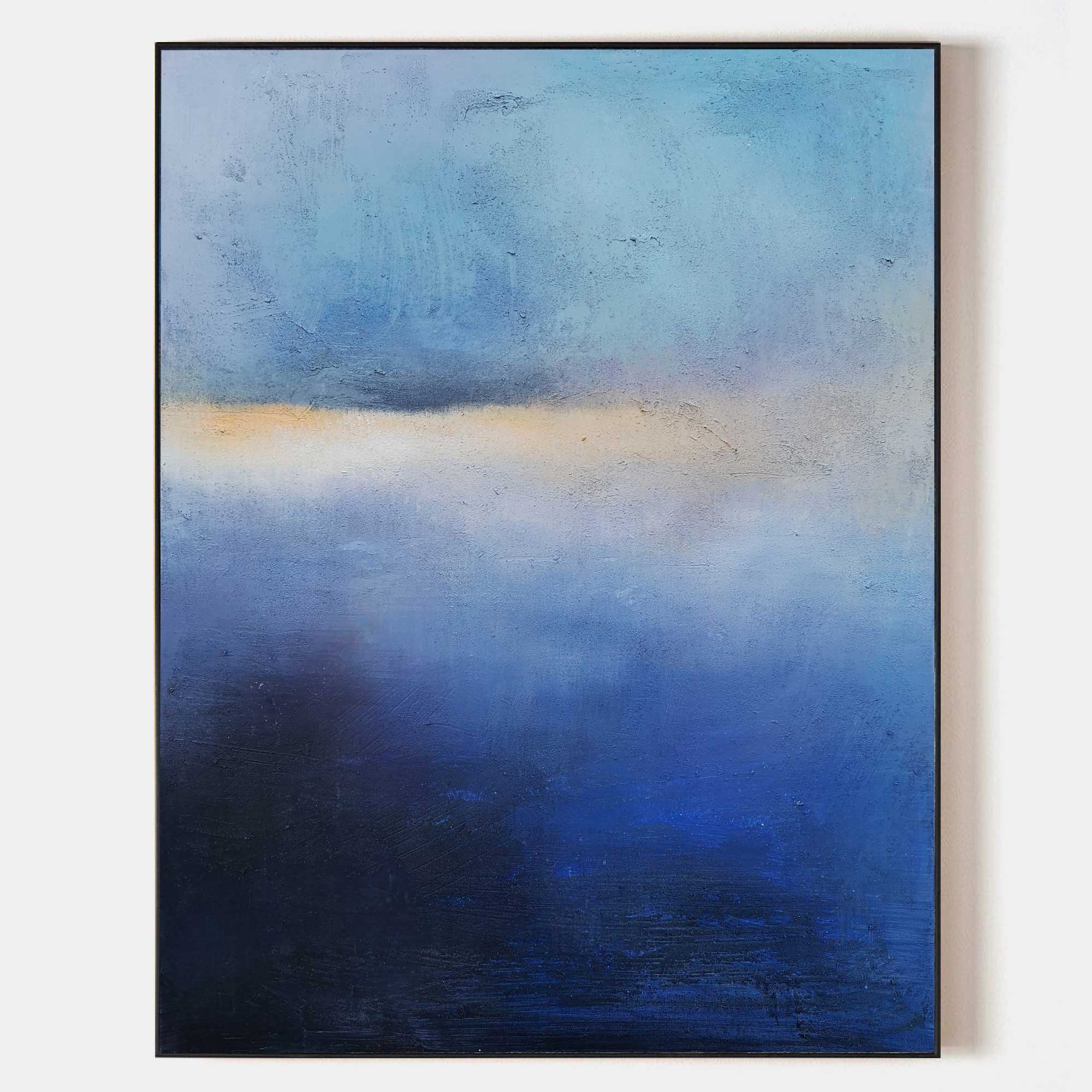 Abstract Ocean Sunset Painting #ABSV11