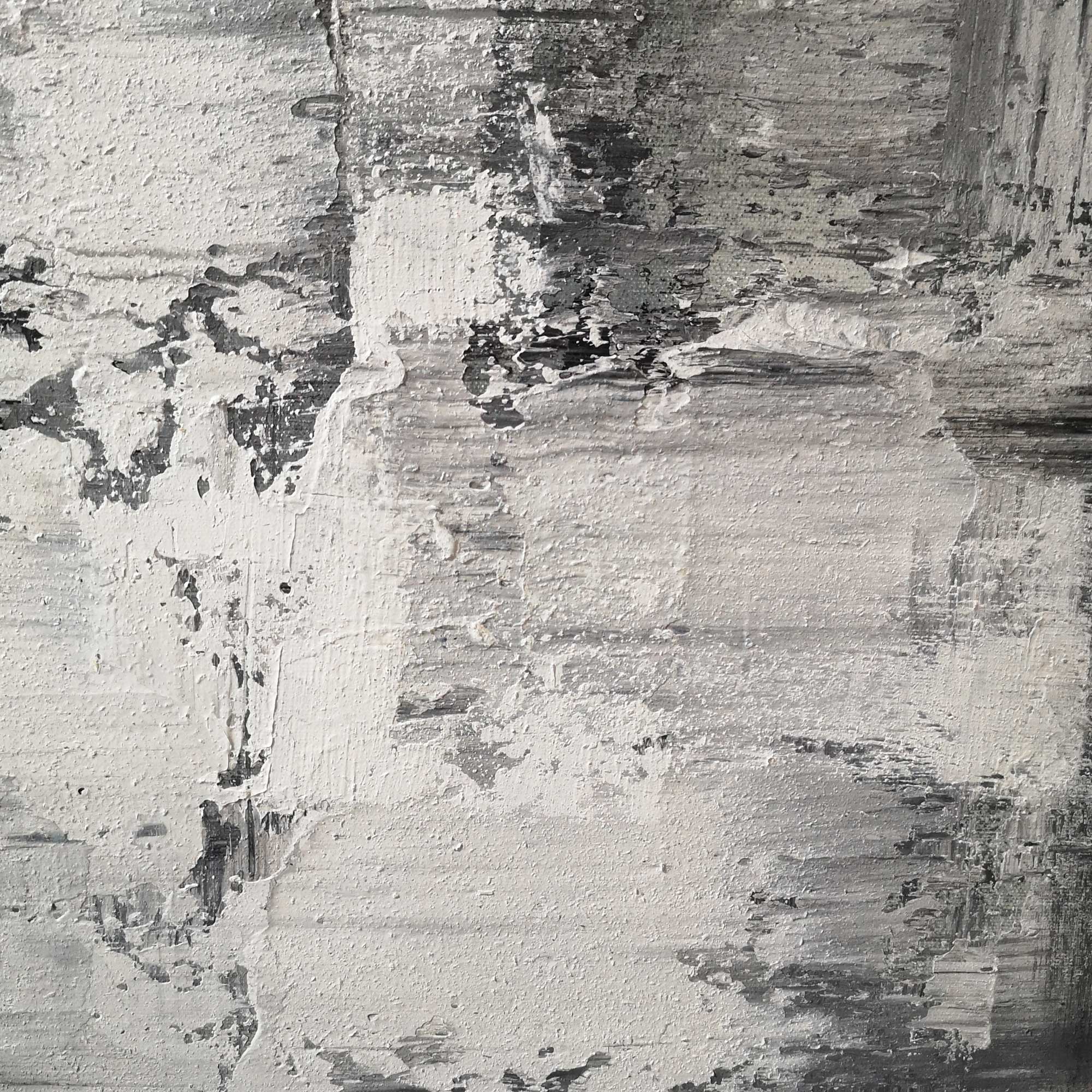 Grey White Abstract Painting #IS36