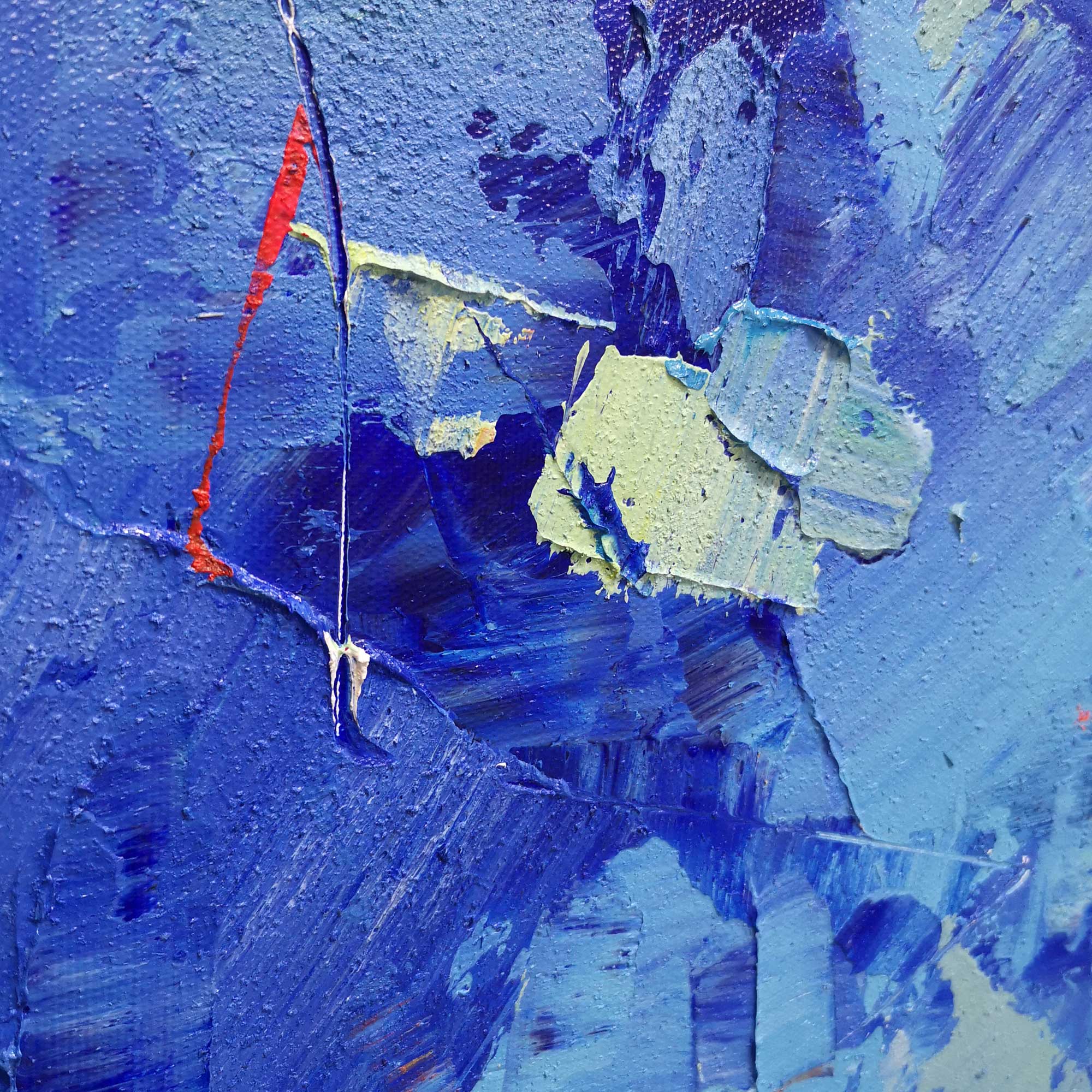 Blue Abstract Painting #IS12