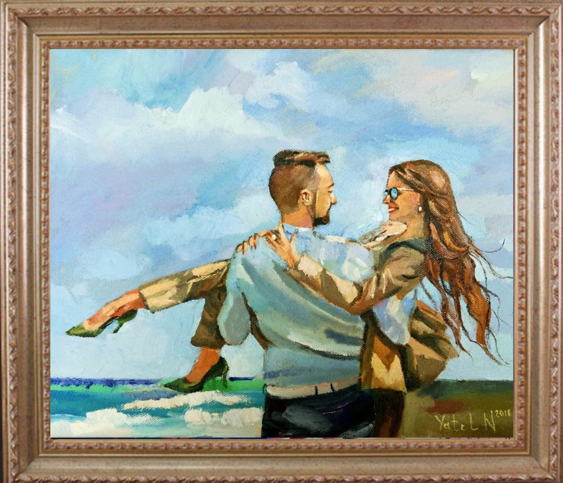 Custom Oil Painting Portraits from Your Photos - Family & Pets#5