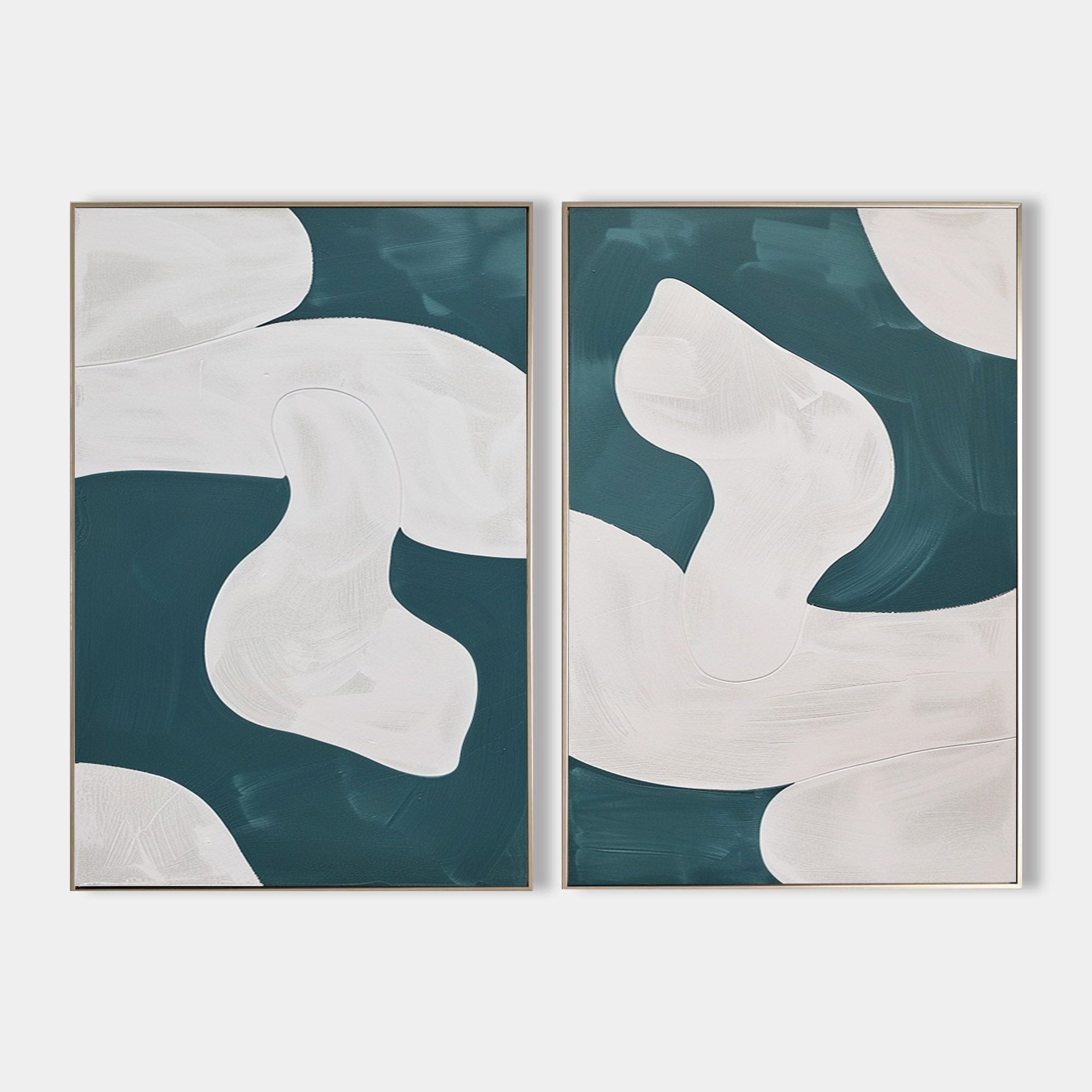 Set of 2 Abstract Art #ABAO74