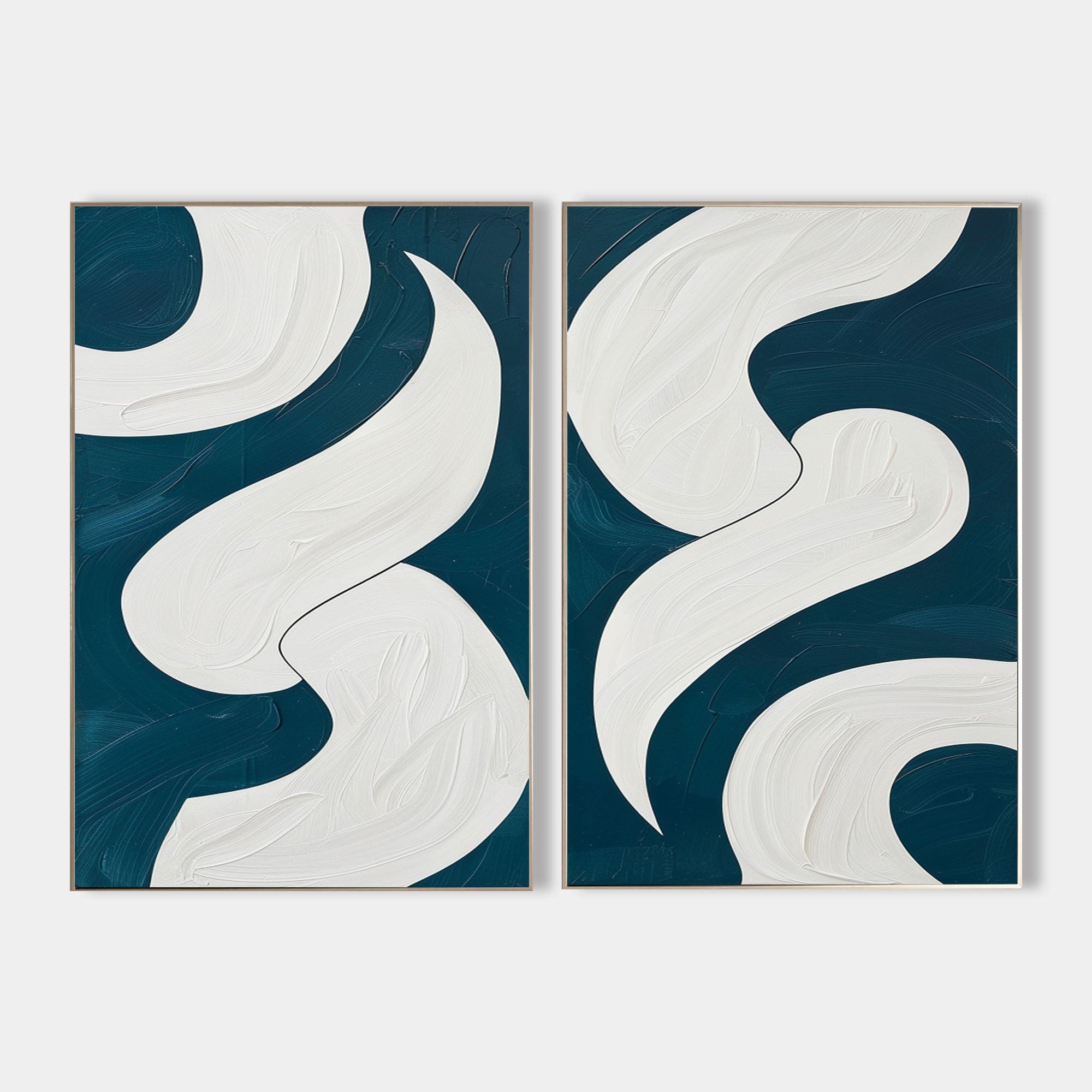 Set of 2 Abstract Art #ABAO73