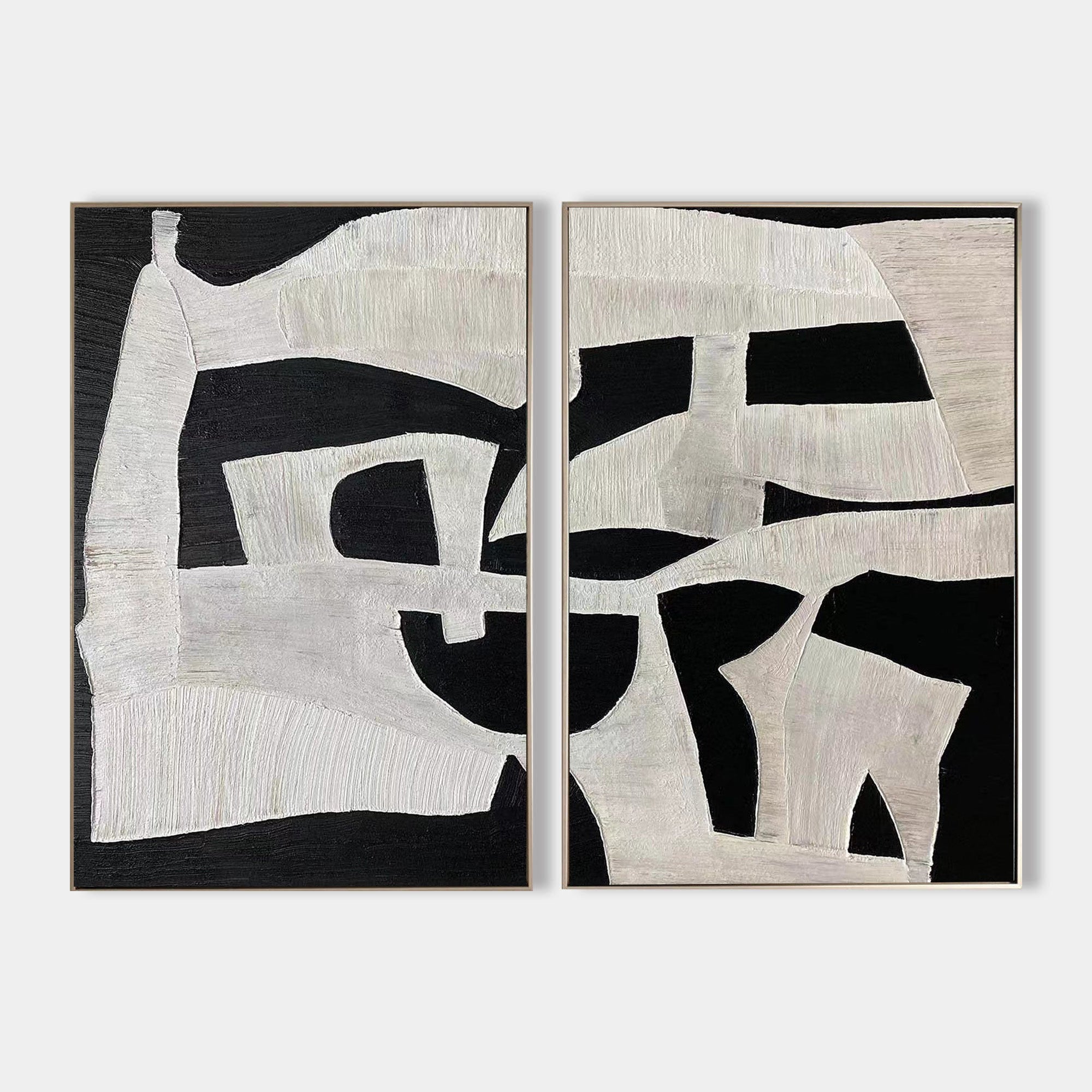 Set of 2 Abstract Art #ABAO70