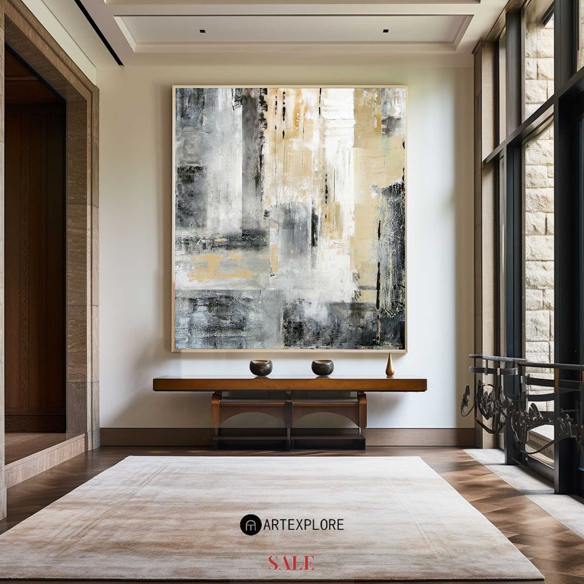 Large Abstract Skyline Art #URS01