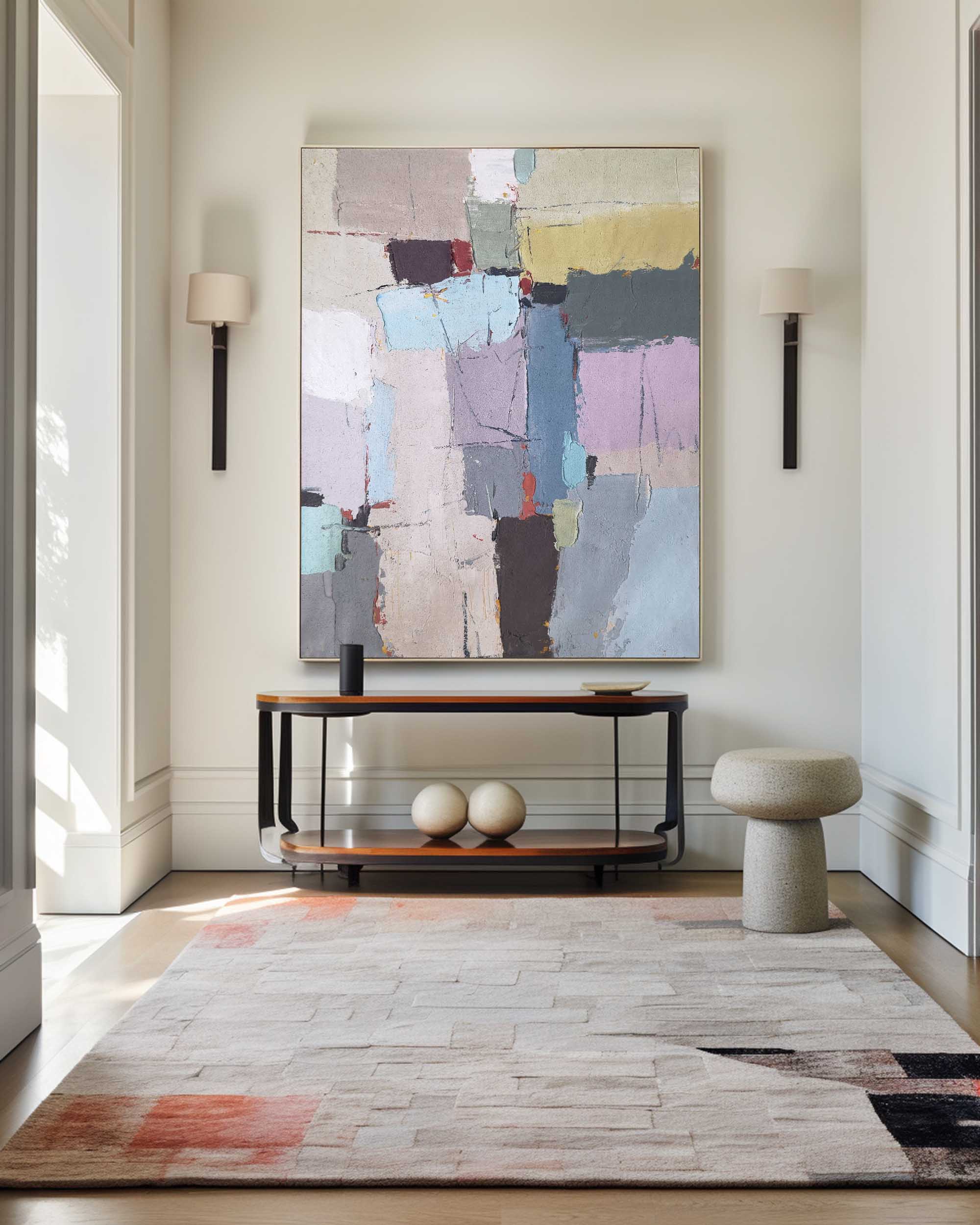 Abstract Geometric Painting #ABAV49