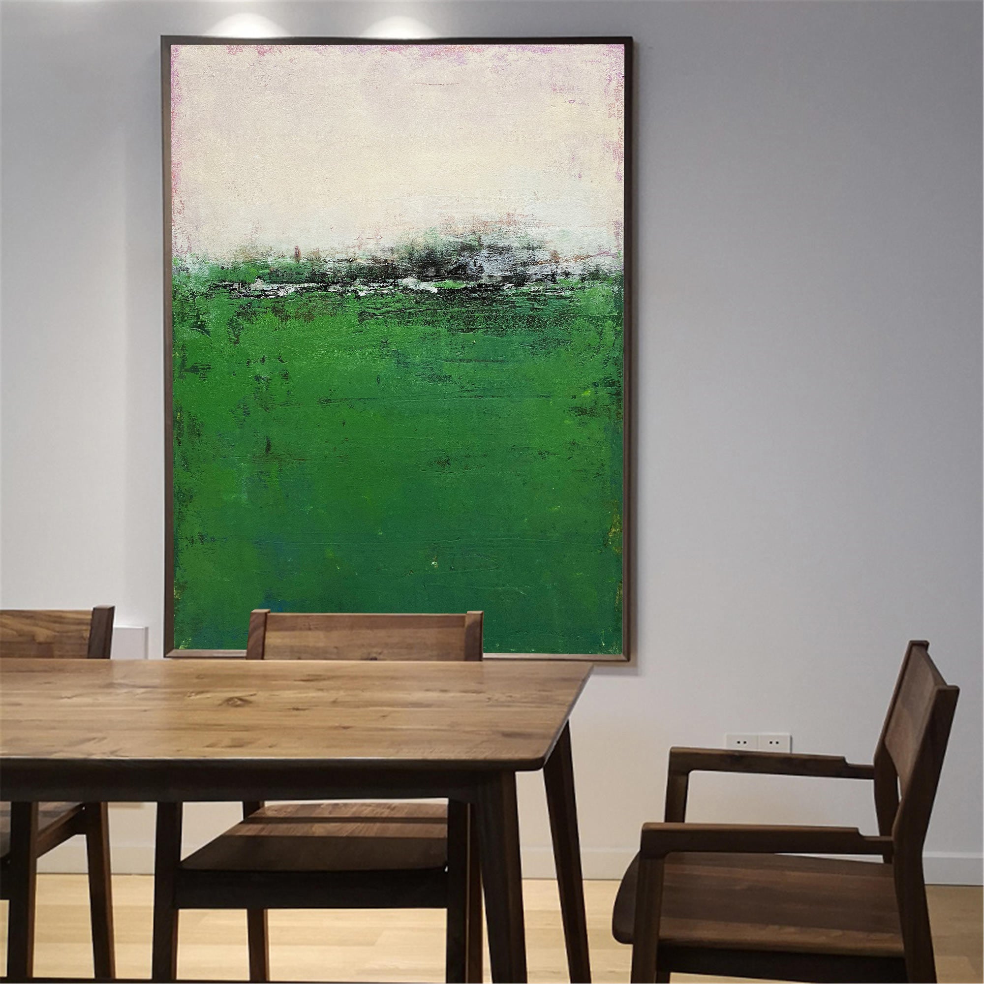 Green Minimalist Painting #ABAV165