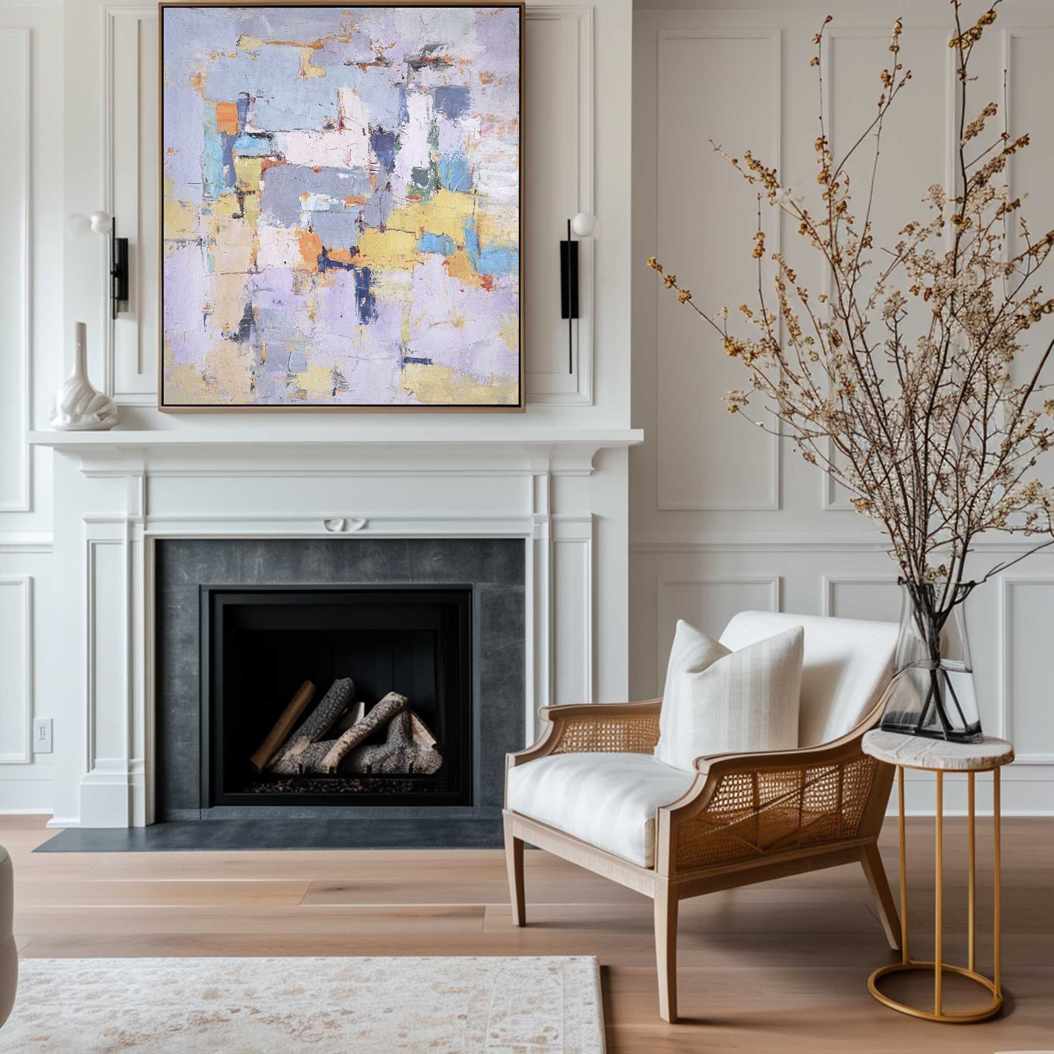 Bright Abstract Painting #ABAV53