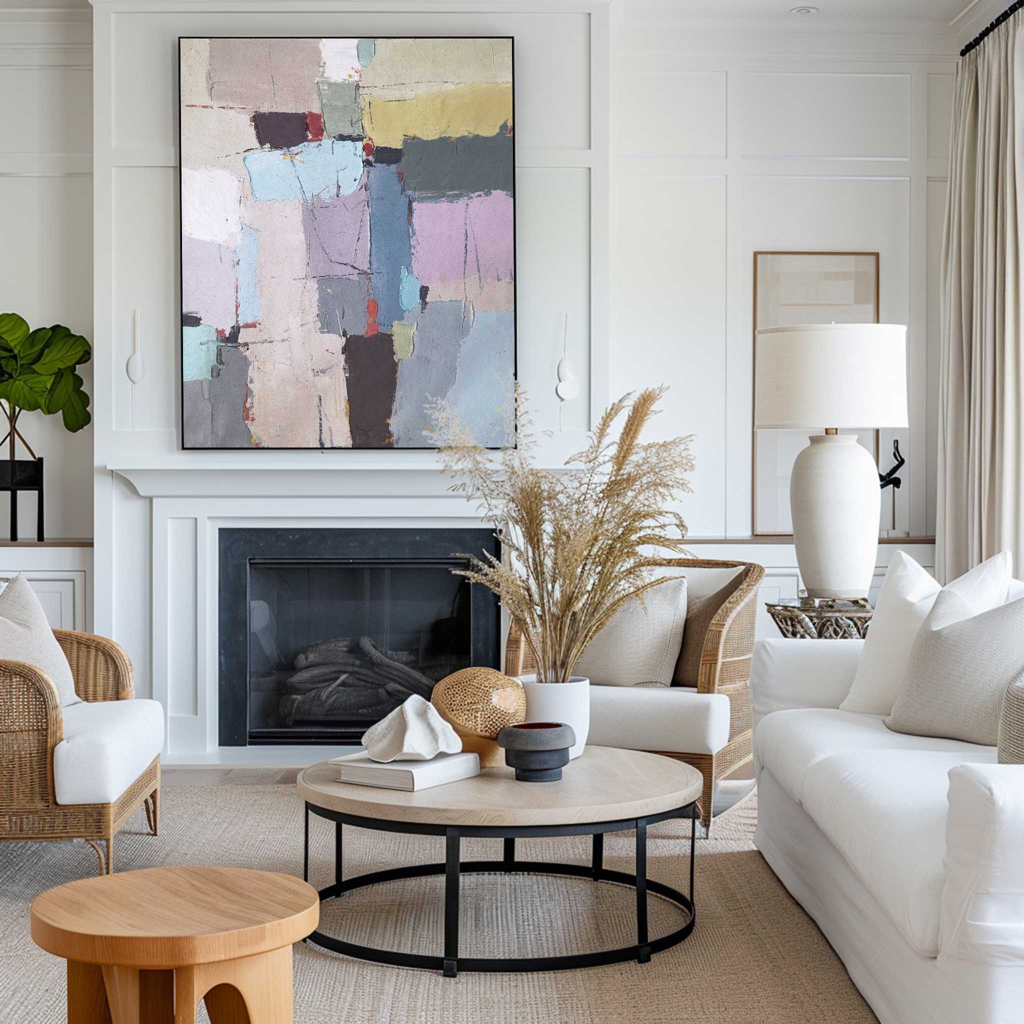 Abstract Geometric Painting #ABAV49