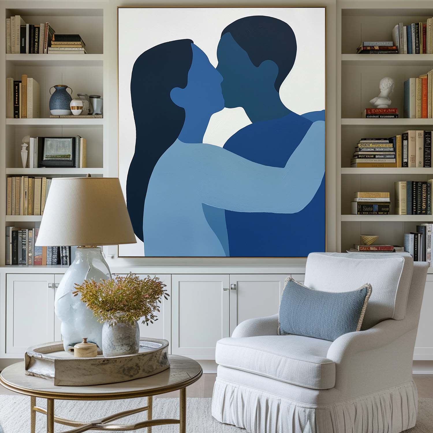 Modern Portrait Abstract Painting #ABAV471