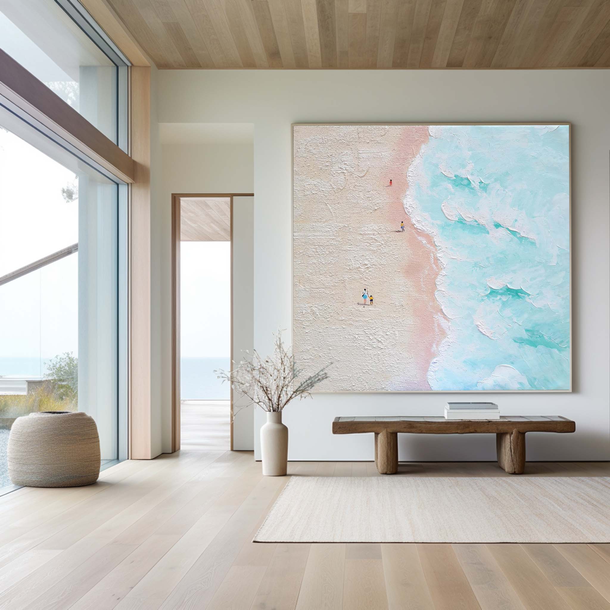 Abstract Sea Landscape Painting #ABSS24