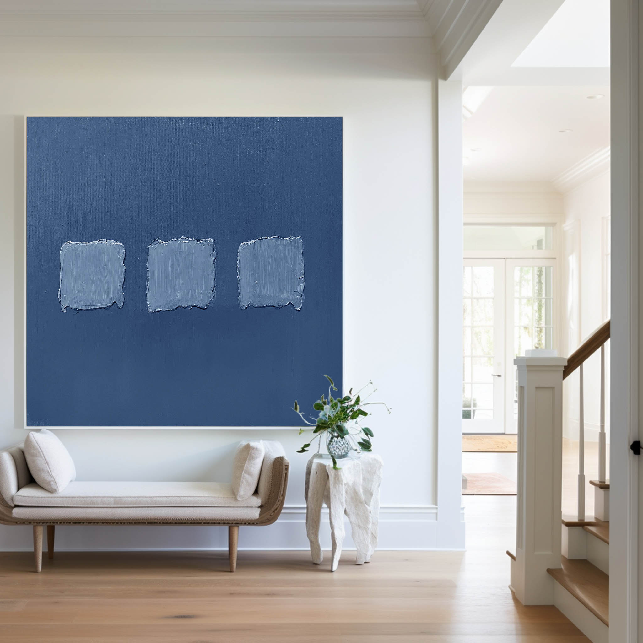 Blue Minimalist Painting #ABAS119
