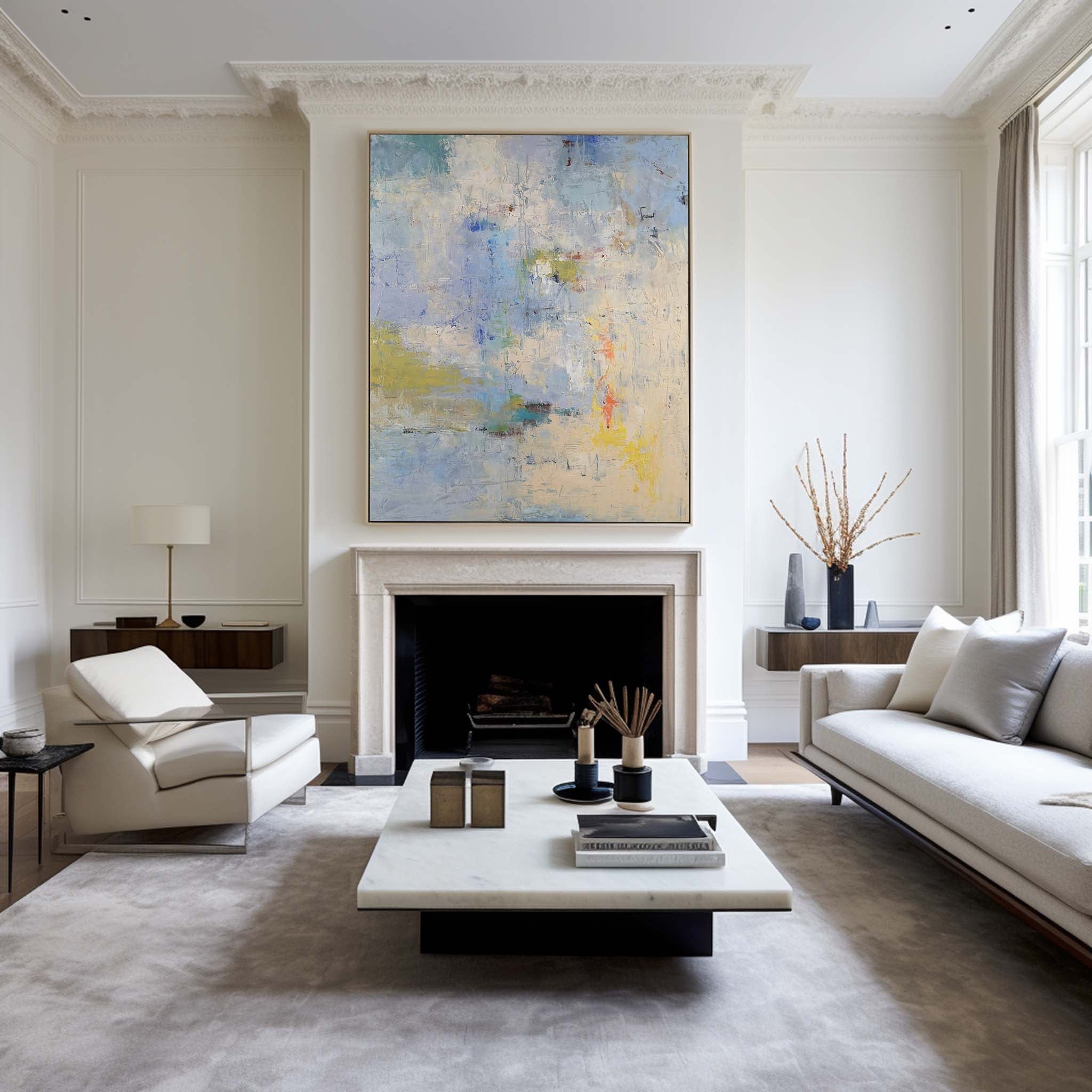 Bright Abstract Painting #ABAV79