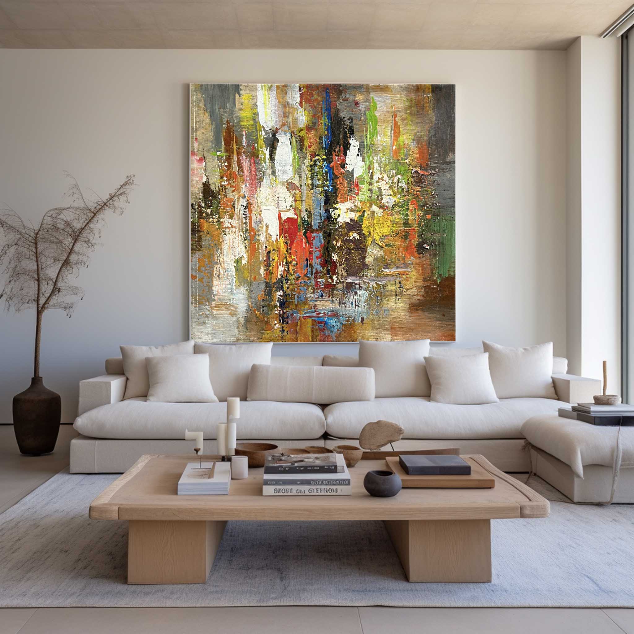 Colorful Abstract Painting #ABAS85
