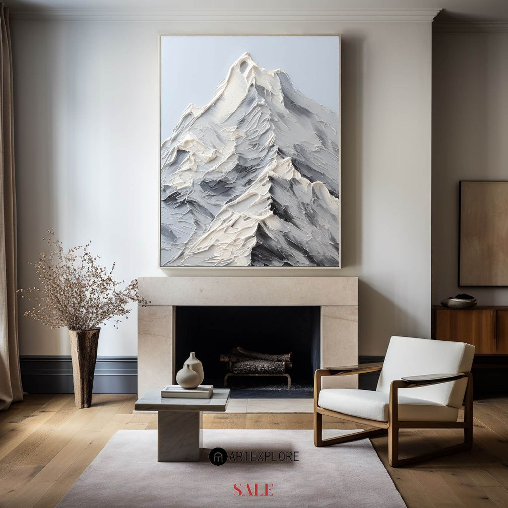 Modern Mountain Art Painting #ABLV14