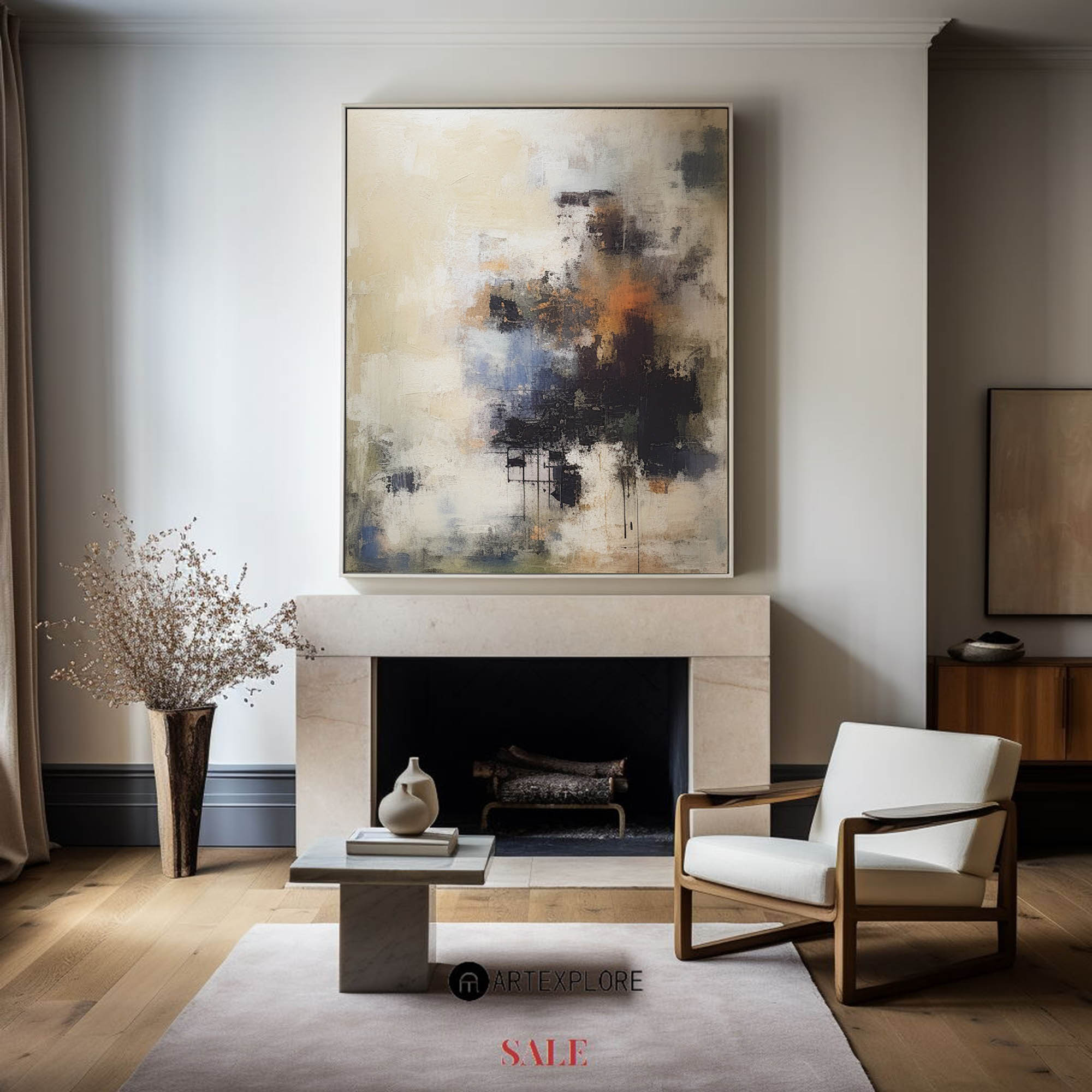 Modern Abstract Painting #ABAV395