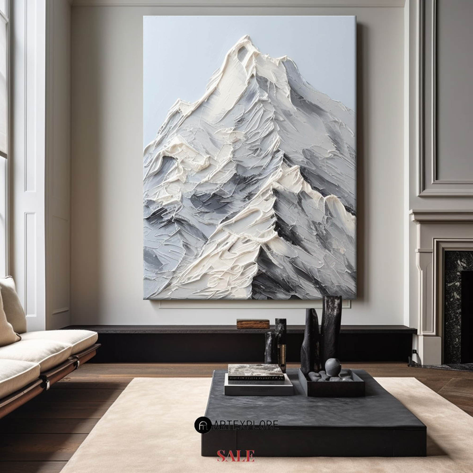Modern Mountain Art Painting #ABLV14