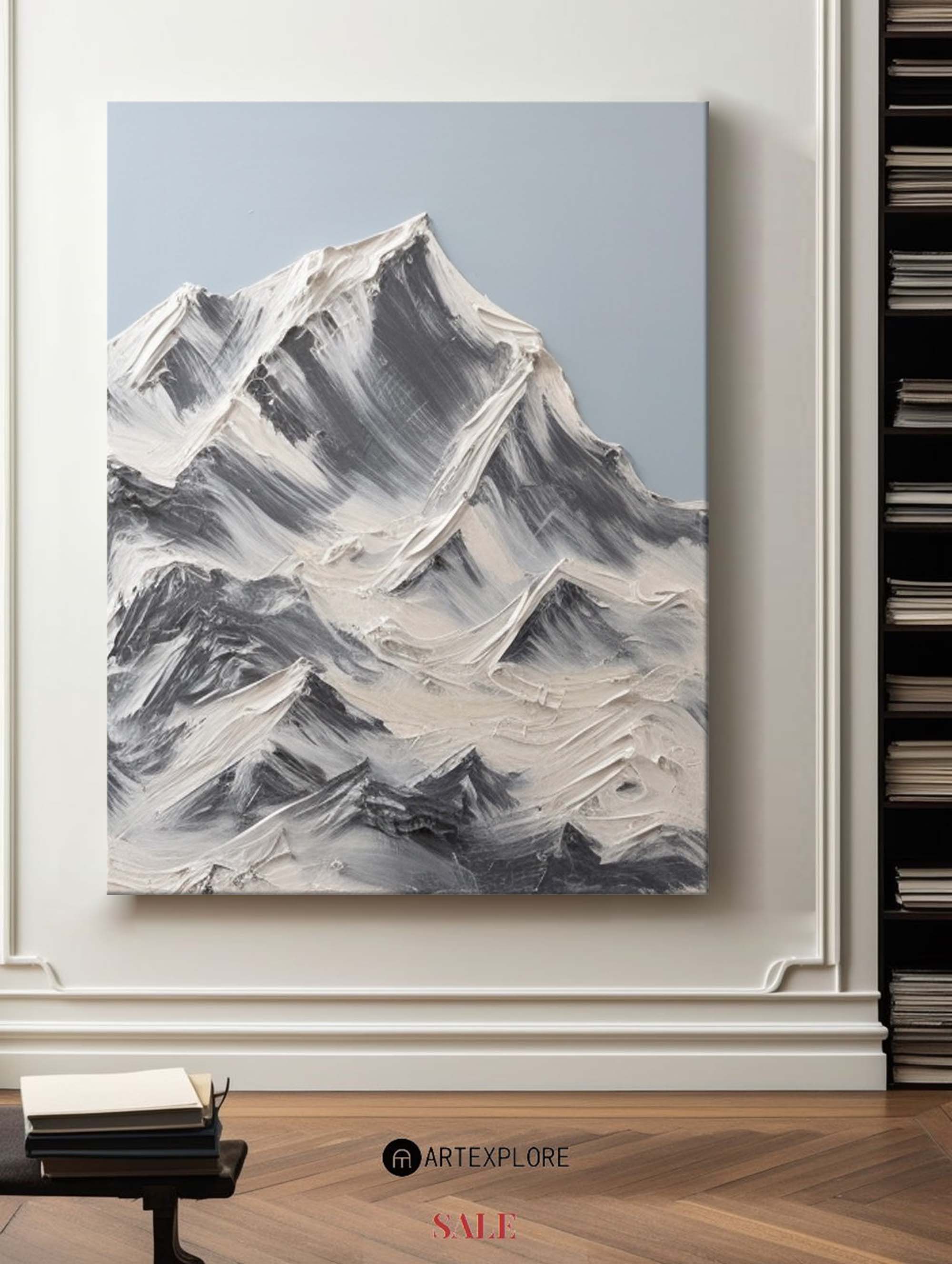Modern Mountain Art Painting #ABLV16