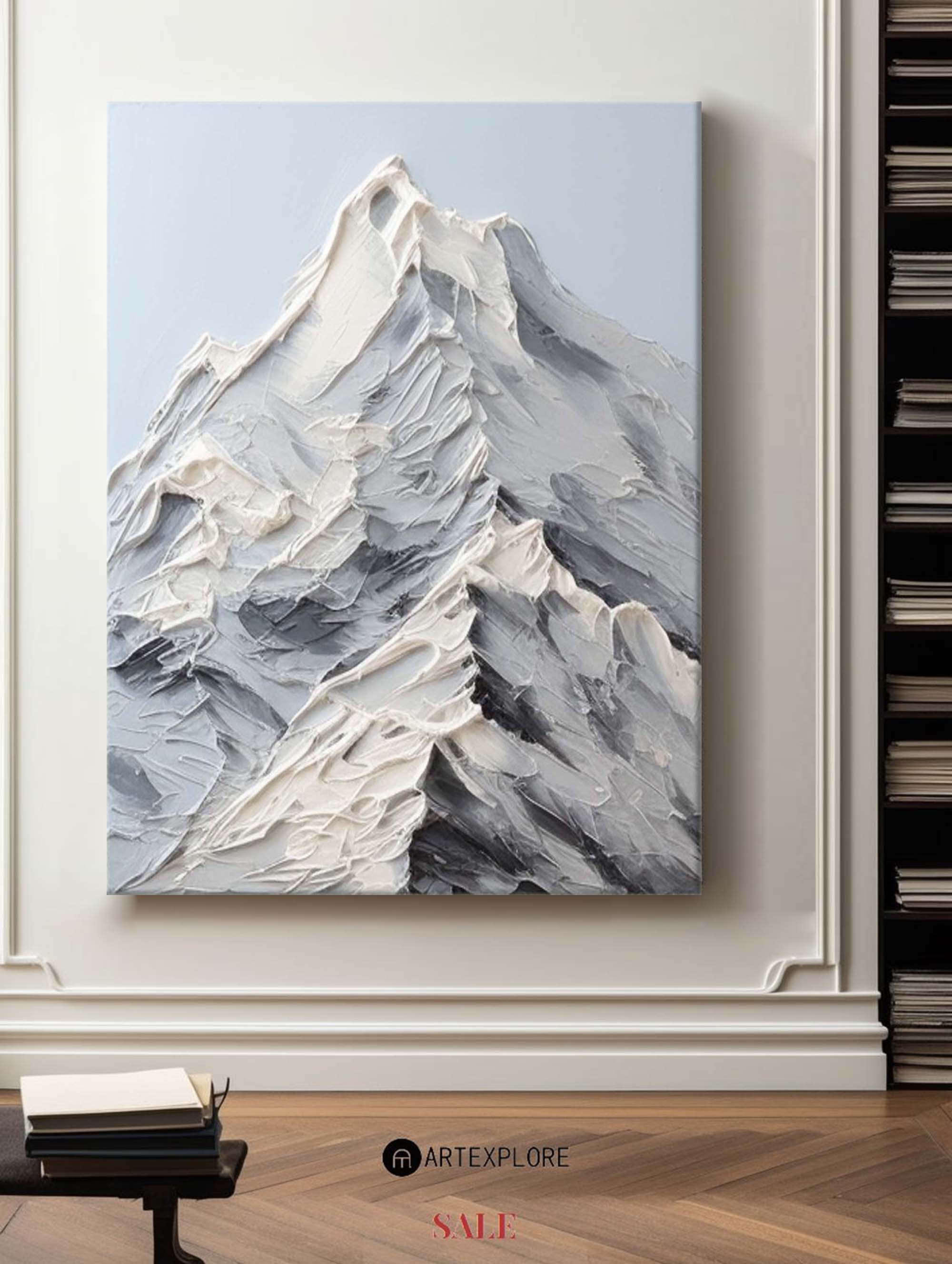 Modern Mountain Art Painting #ABLV14