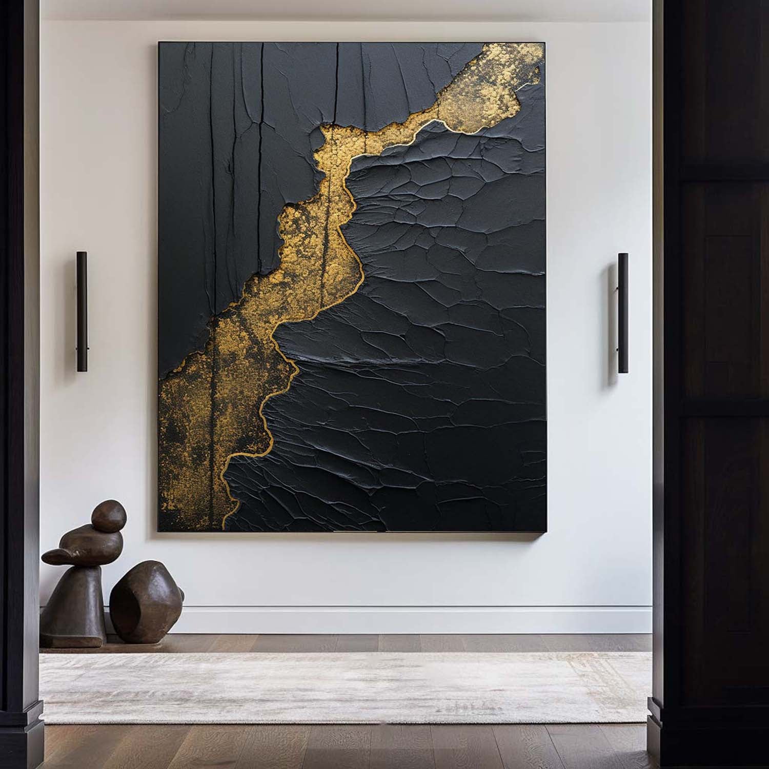 Peinture abstraite minimaliste #ABAV496