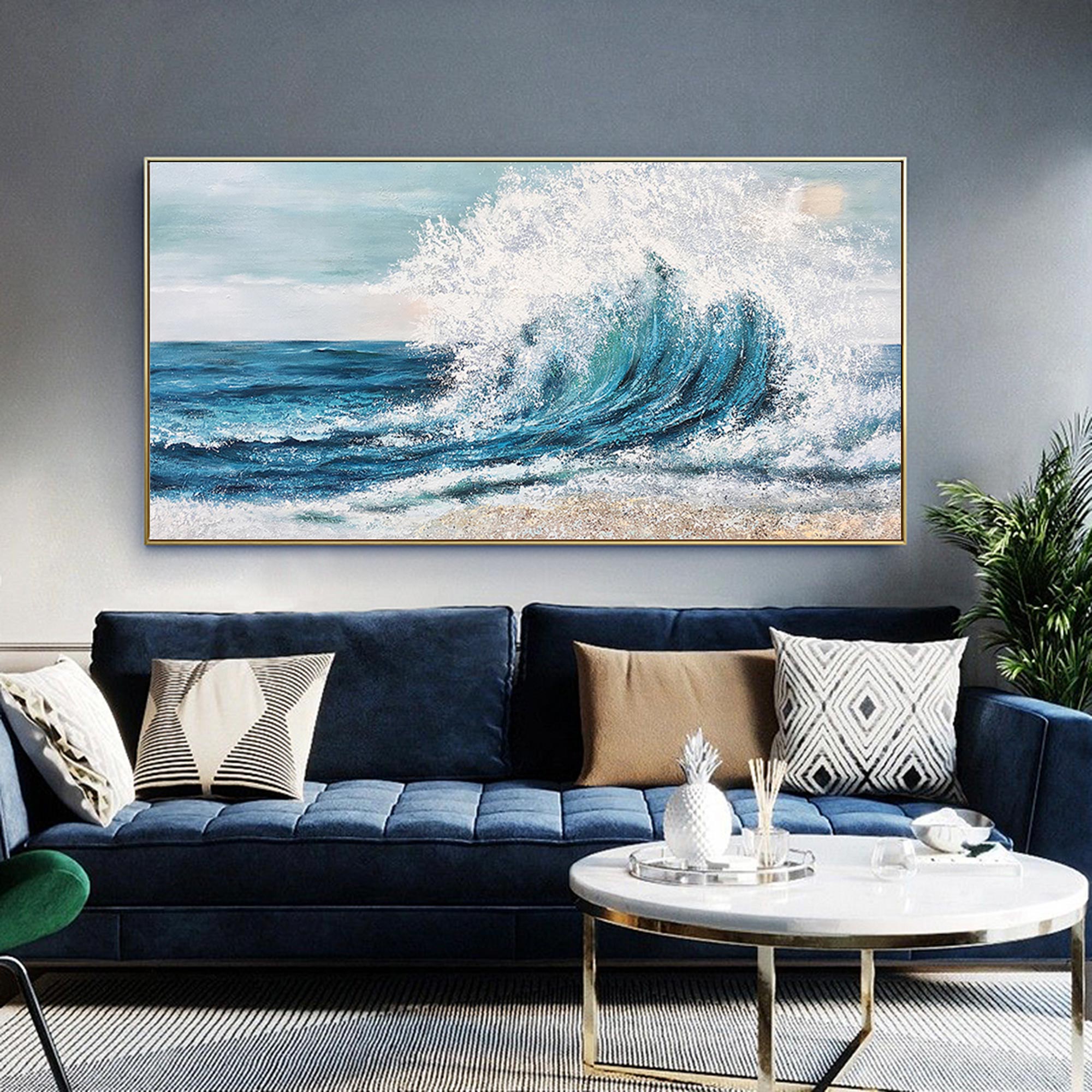 Wave And Ocean Painting #ABSP09