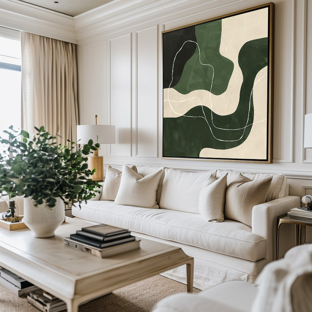 Modern Green Painting #ABAV449
