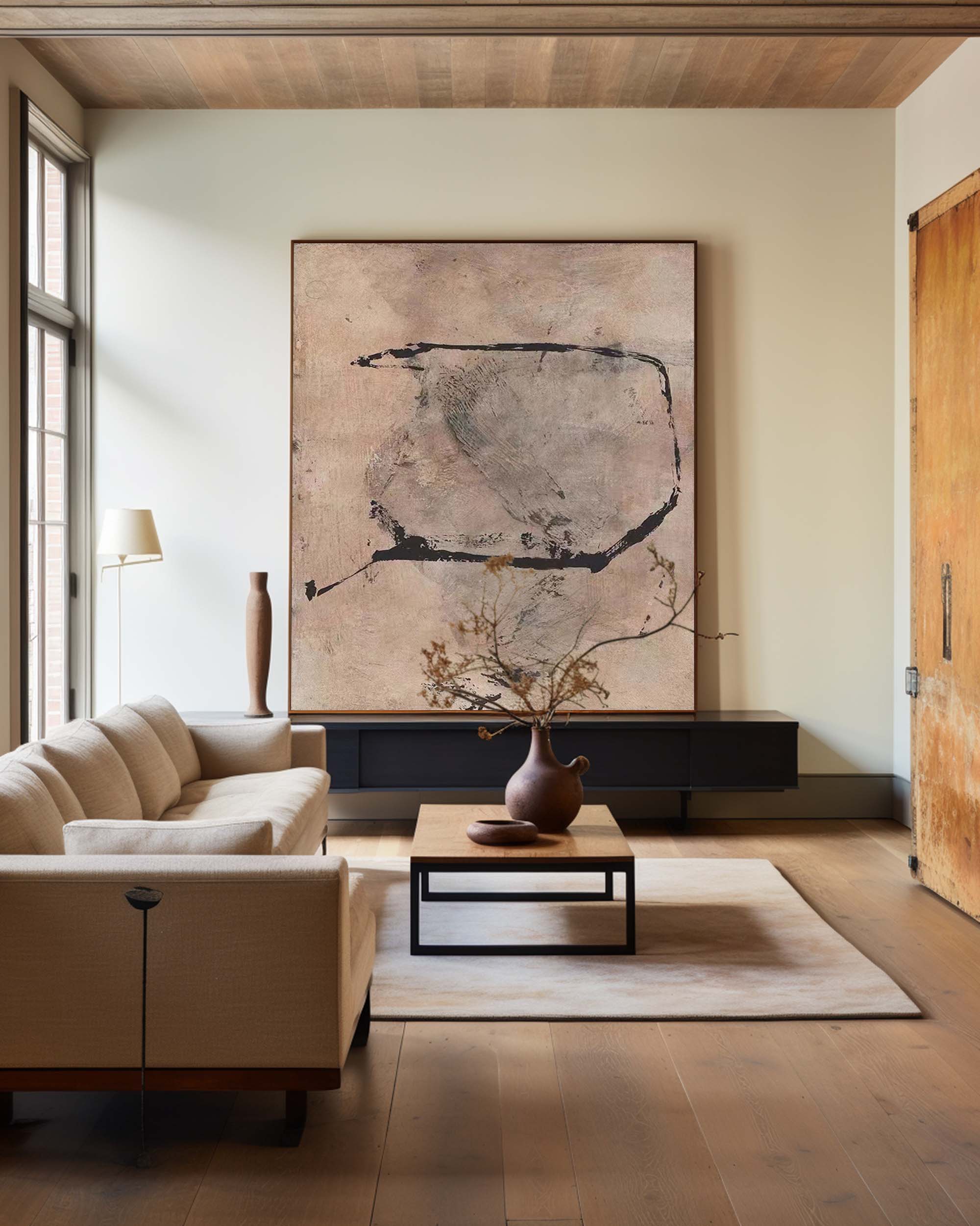 Wabi-sabi Abstract Painting #ABAV290