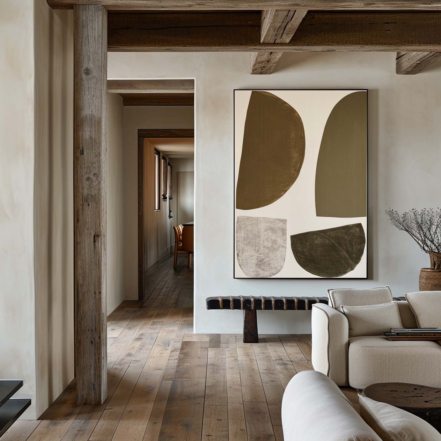 Modern Geometric Abstract Painting #ABAV462