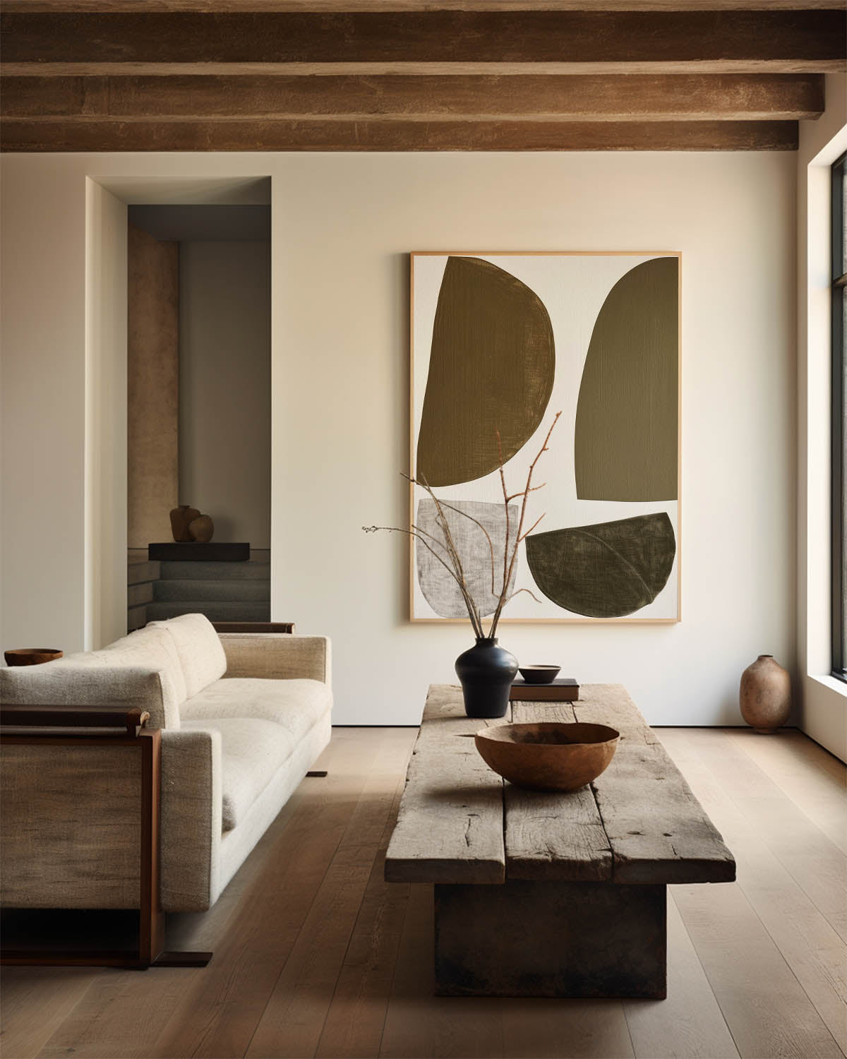 Modern Geometric Abstract Painting #ABAV462