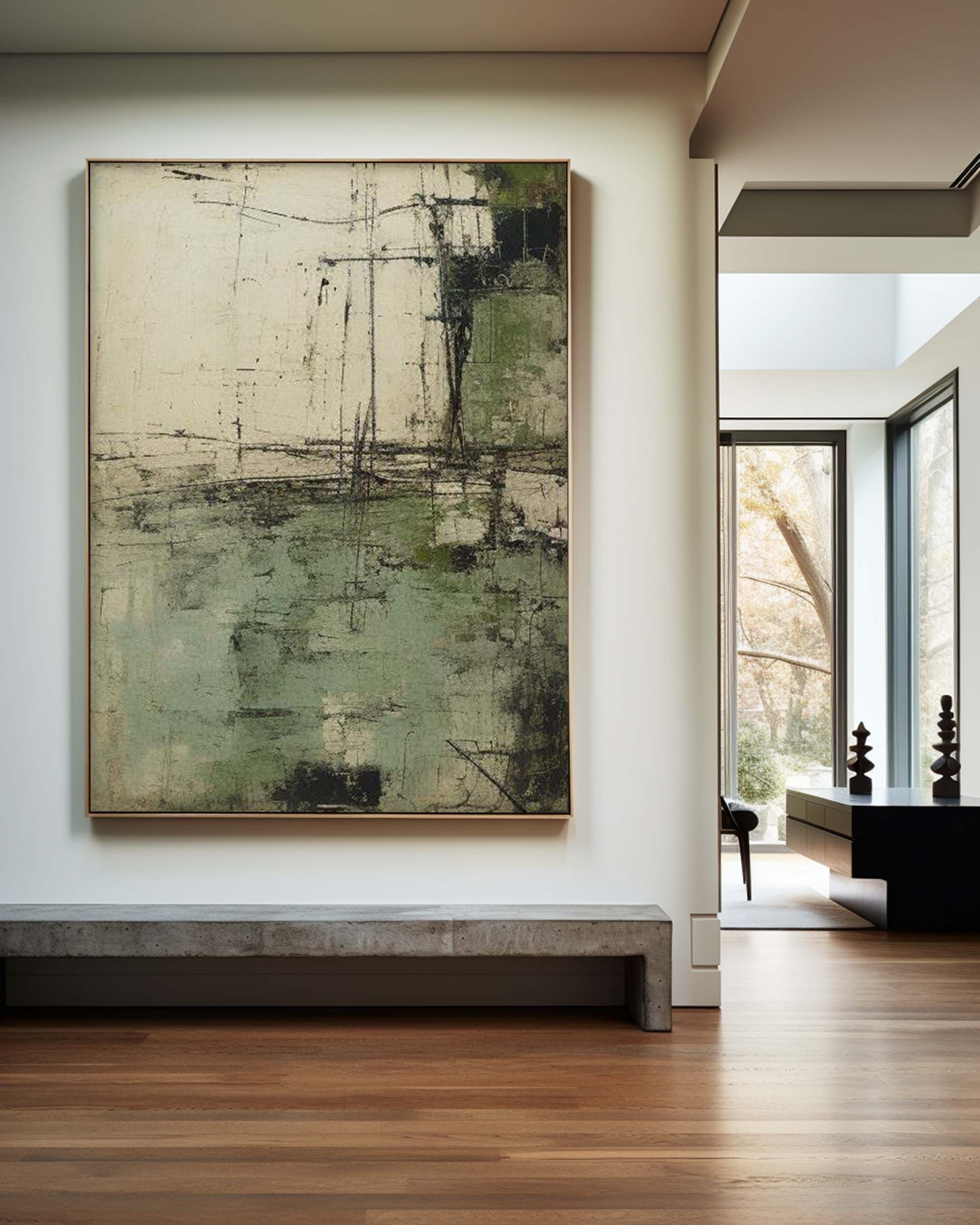 Modern Green Painting #ABAV410