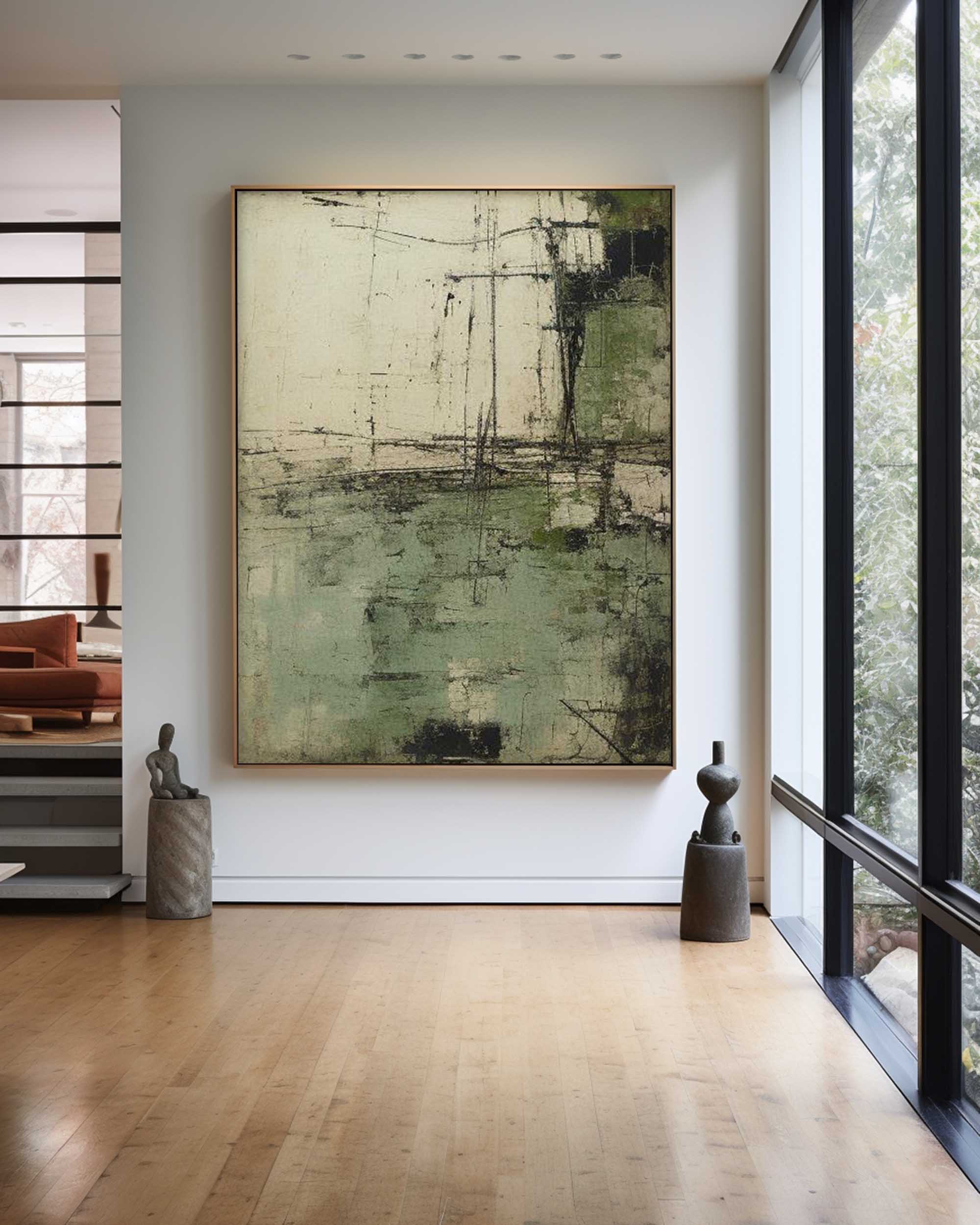 Modern Green Painting #ABAV410