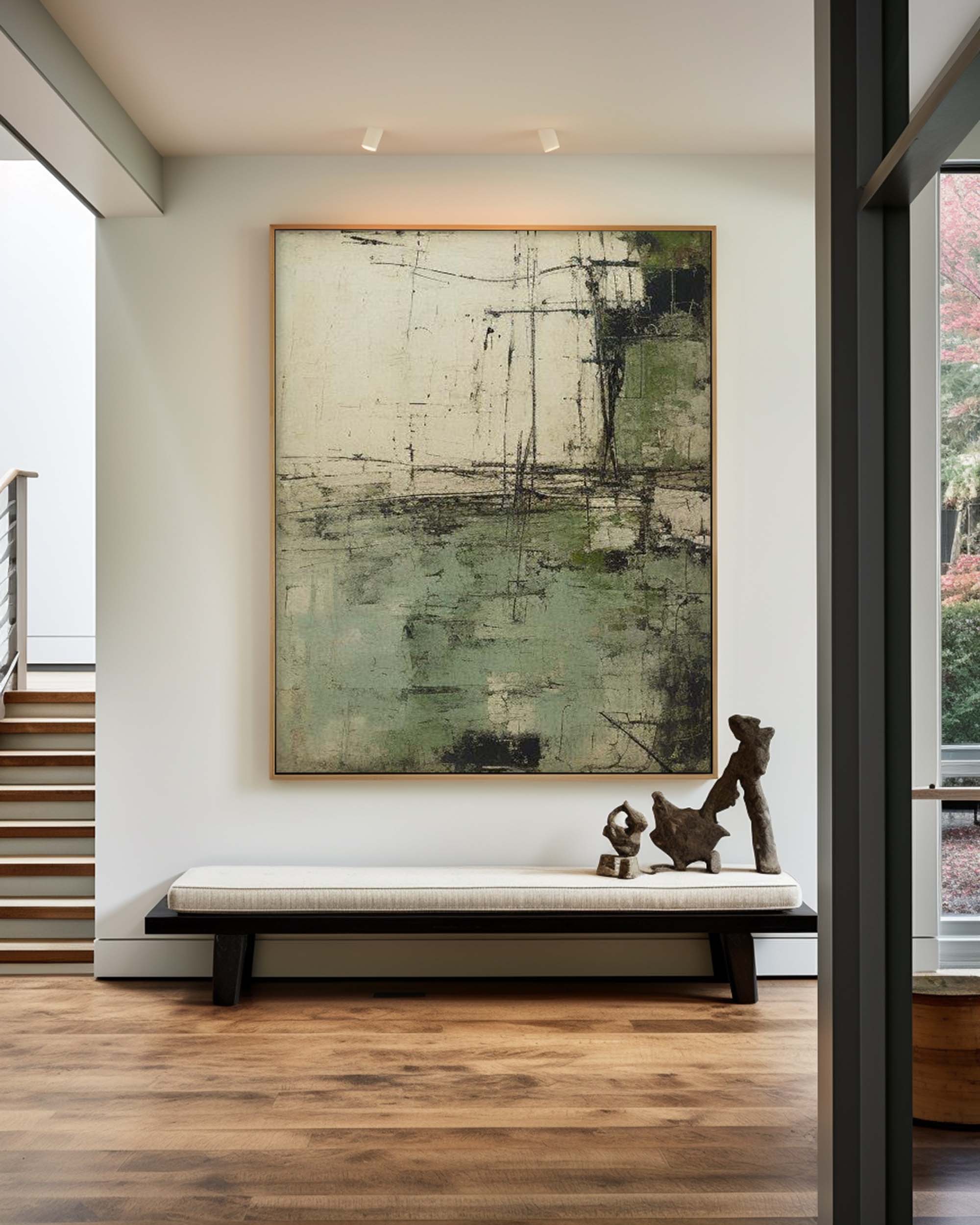 Modern Green Painting #ABAV410