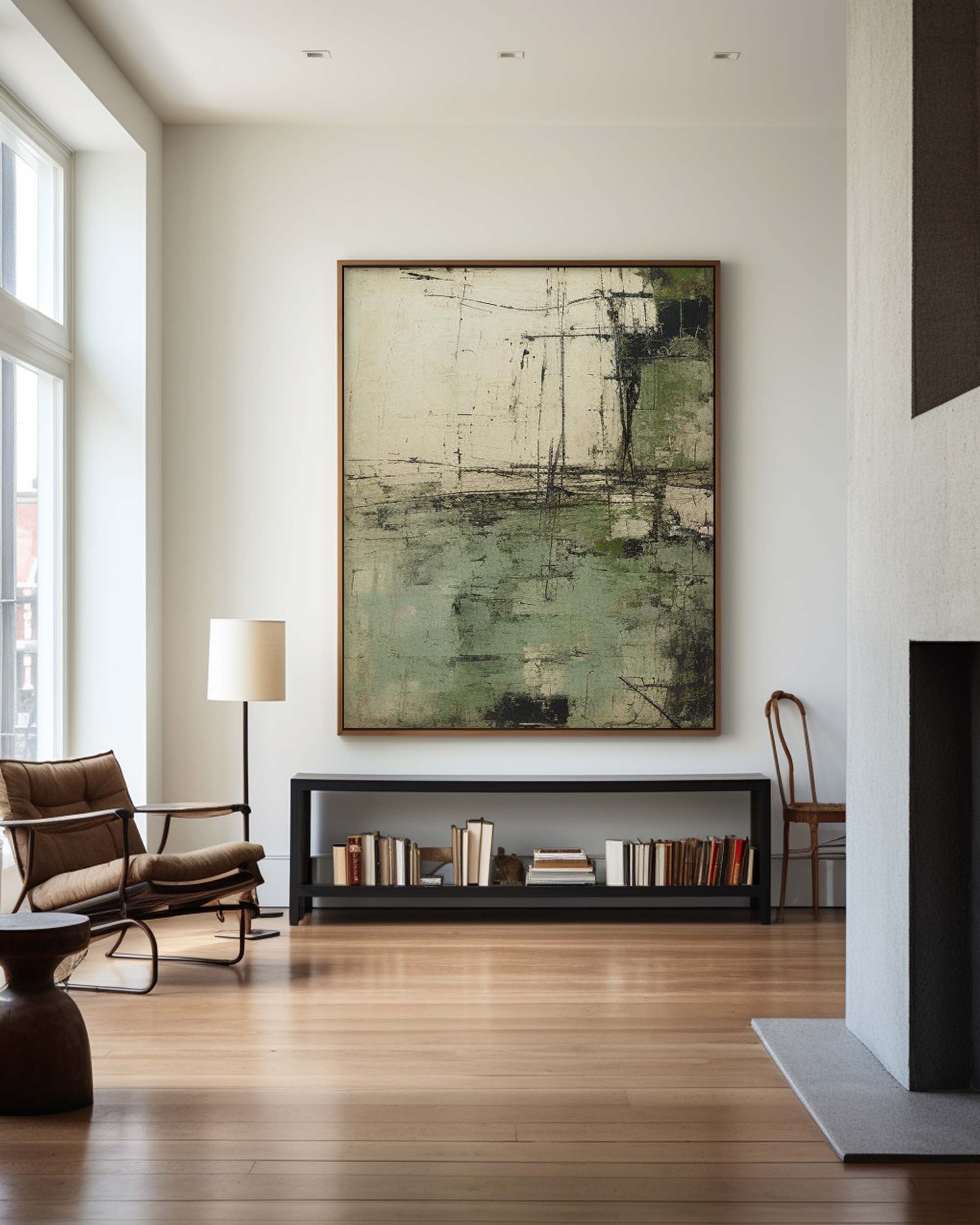Modern Green Painting #ABAV410