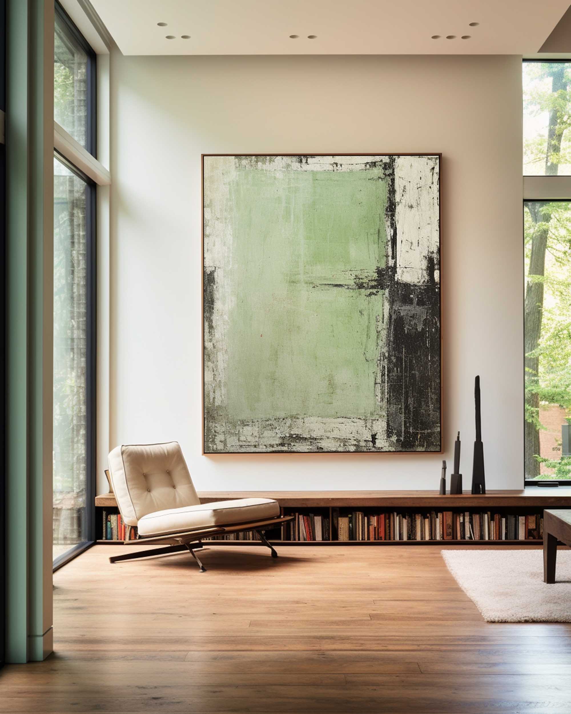 Modern Green Painting #ABAV411