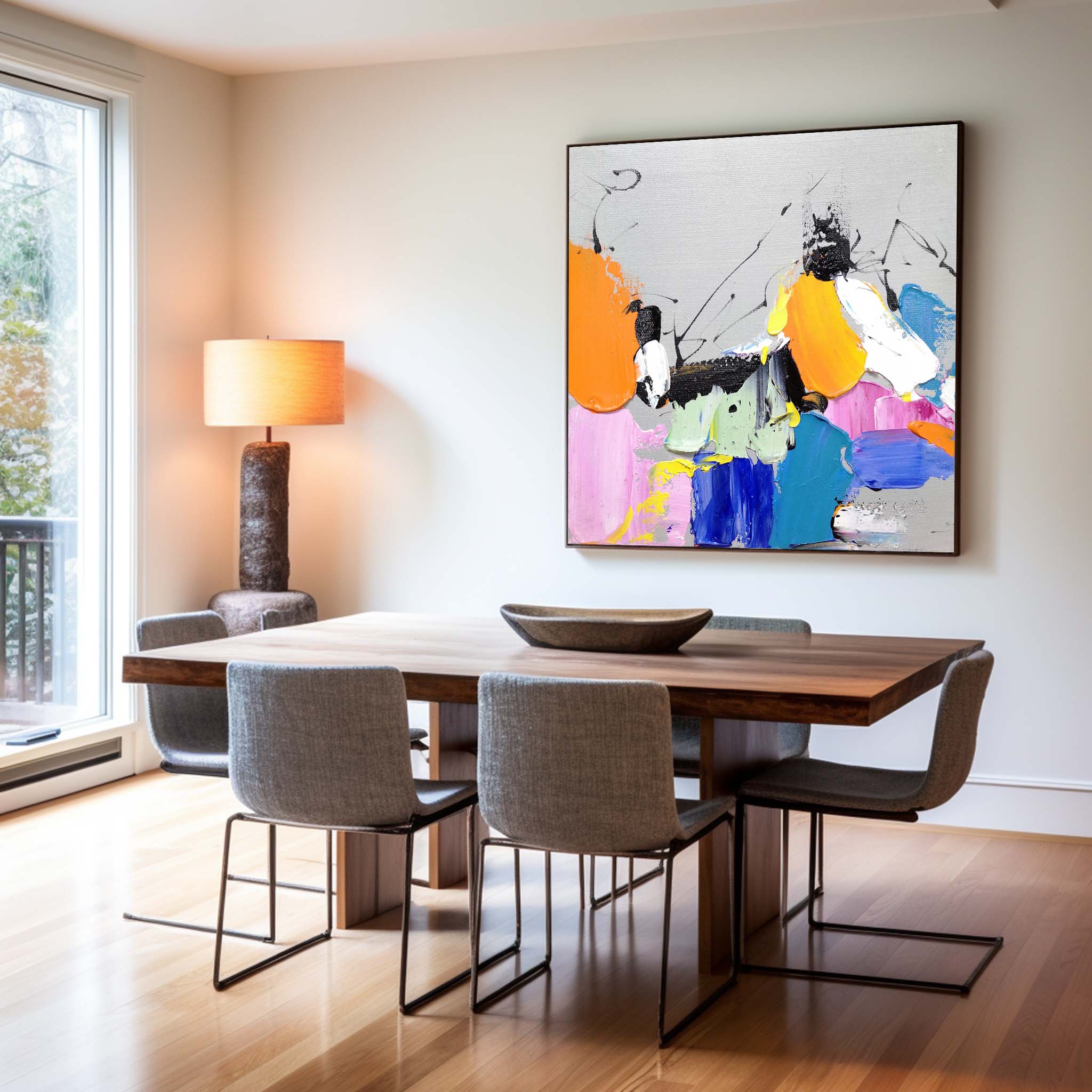 Colorful Abstract Painting #ABAS46
