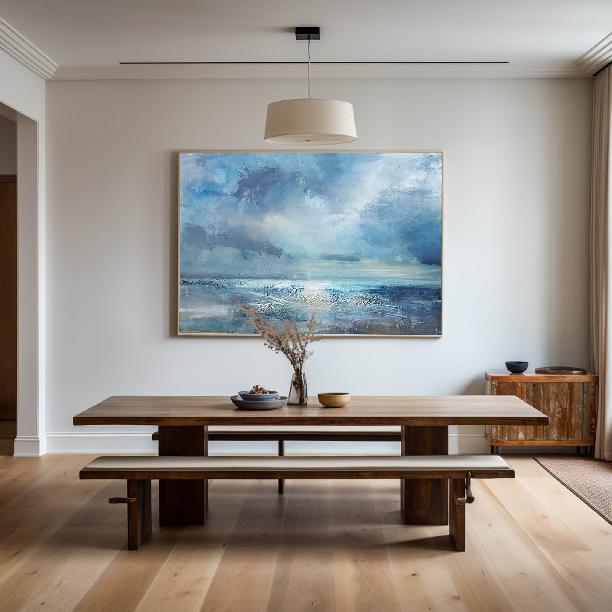 Original Abstract Beach Painting #ABSH18