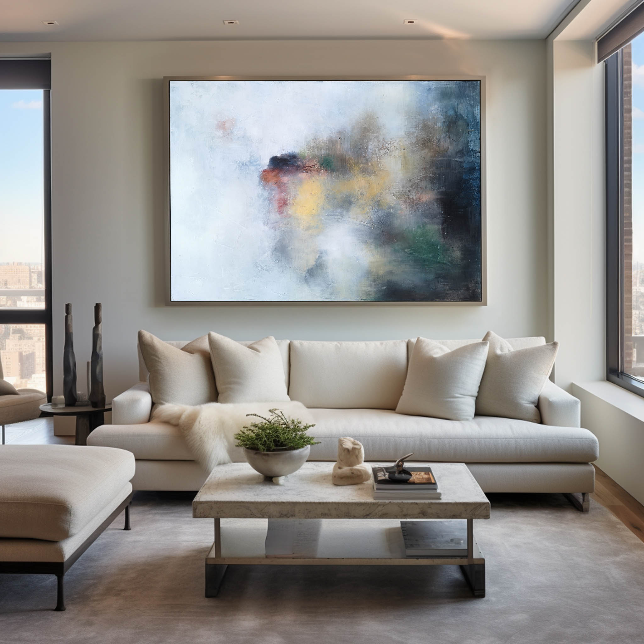 Ocean Abstract Painting #ABSH34