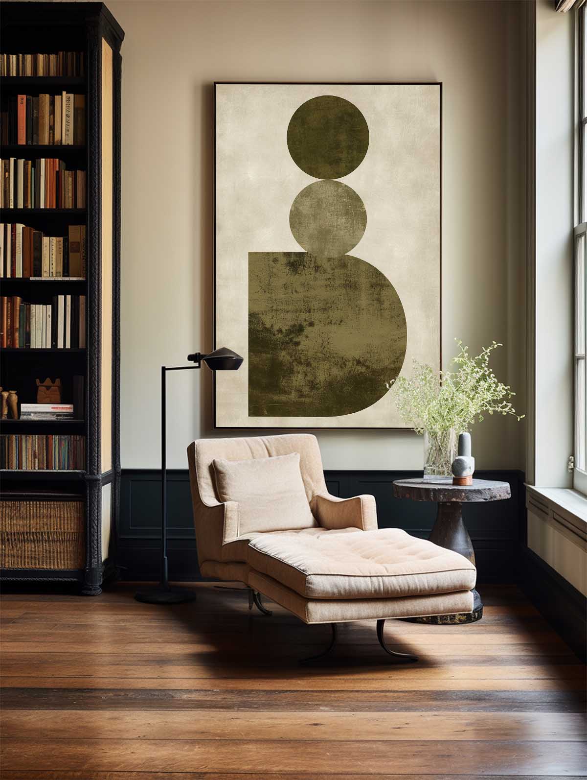 Modern Geometric Abstract Painting #ABAV464